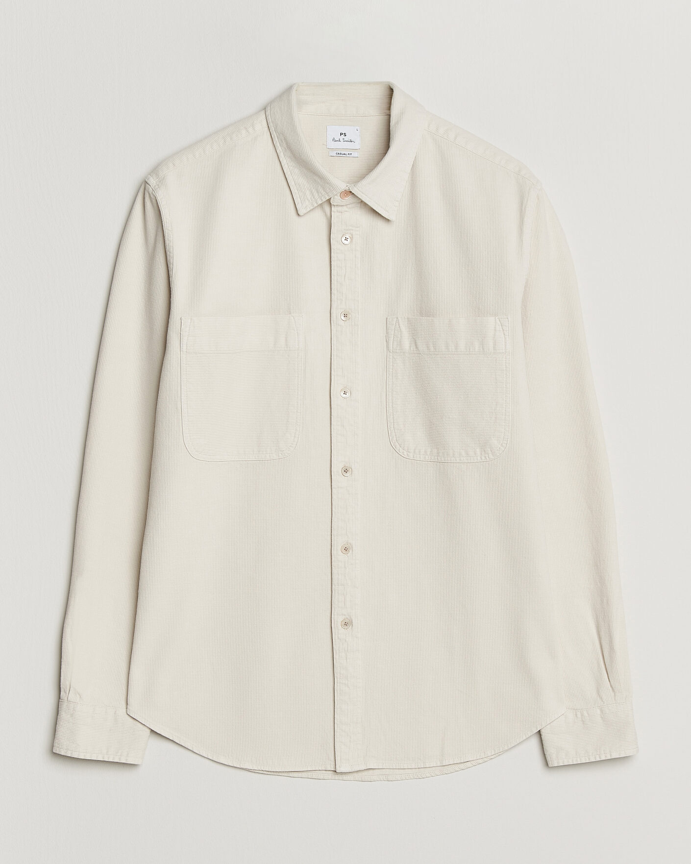Mies | Kauluspaidat | PS Paul Smith | Casual Fit Cotton Overshirt Off White
