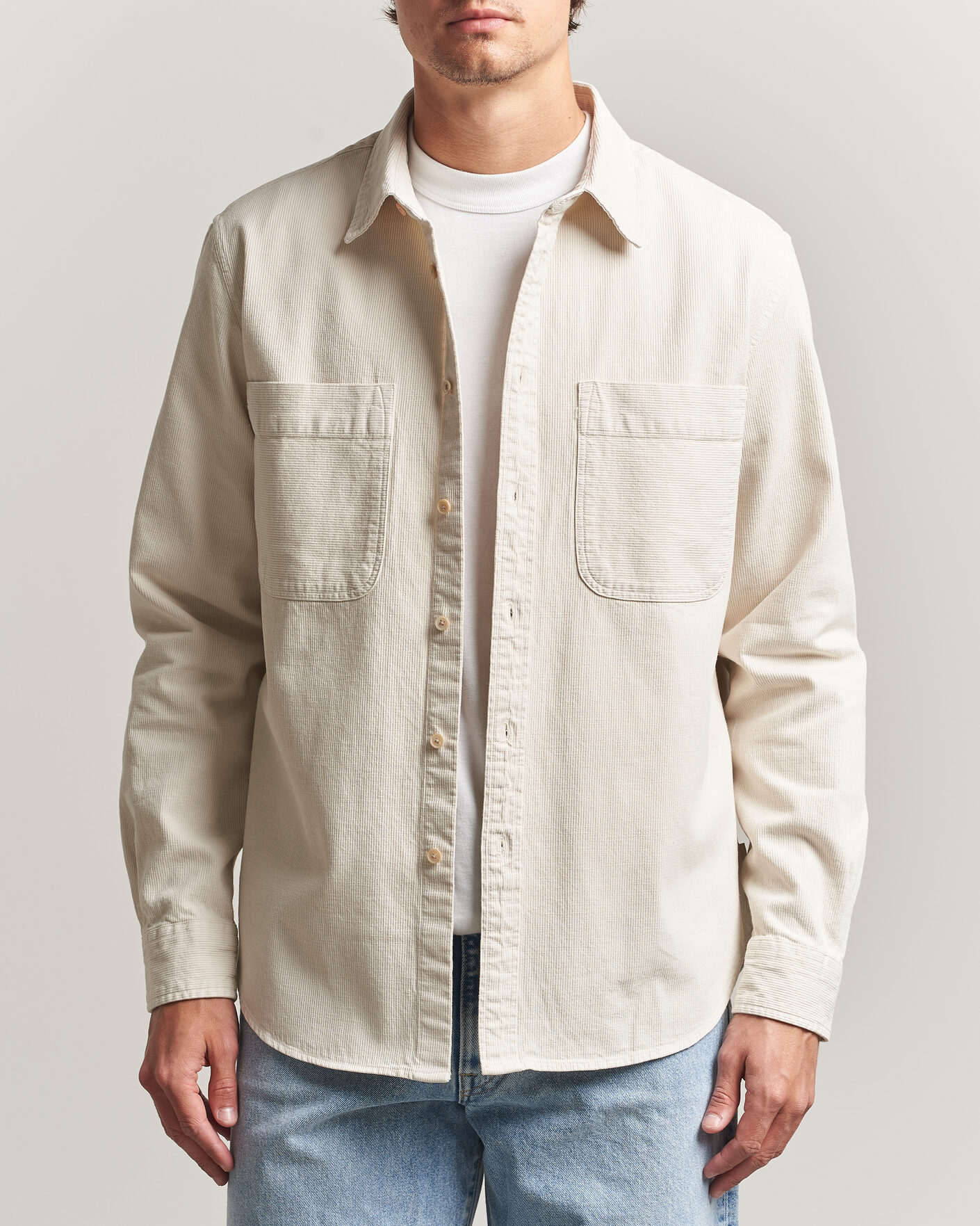 Mies | Kauluspaidat | PS Paul Smith | Casual Fit Cotton Overshirt Off White