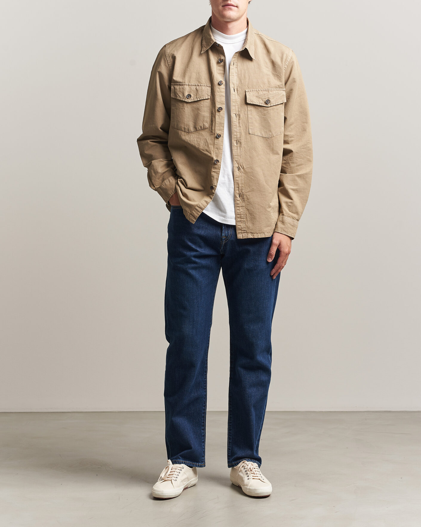 Mies | Farkut | PS Paul Smith | Relaxed Tapered Fit Jeans Dark Blue