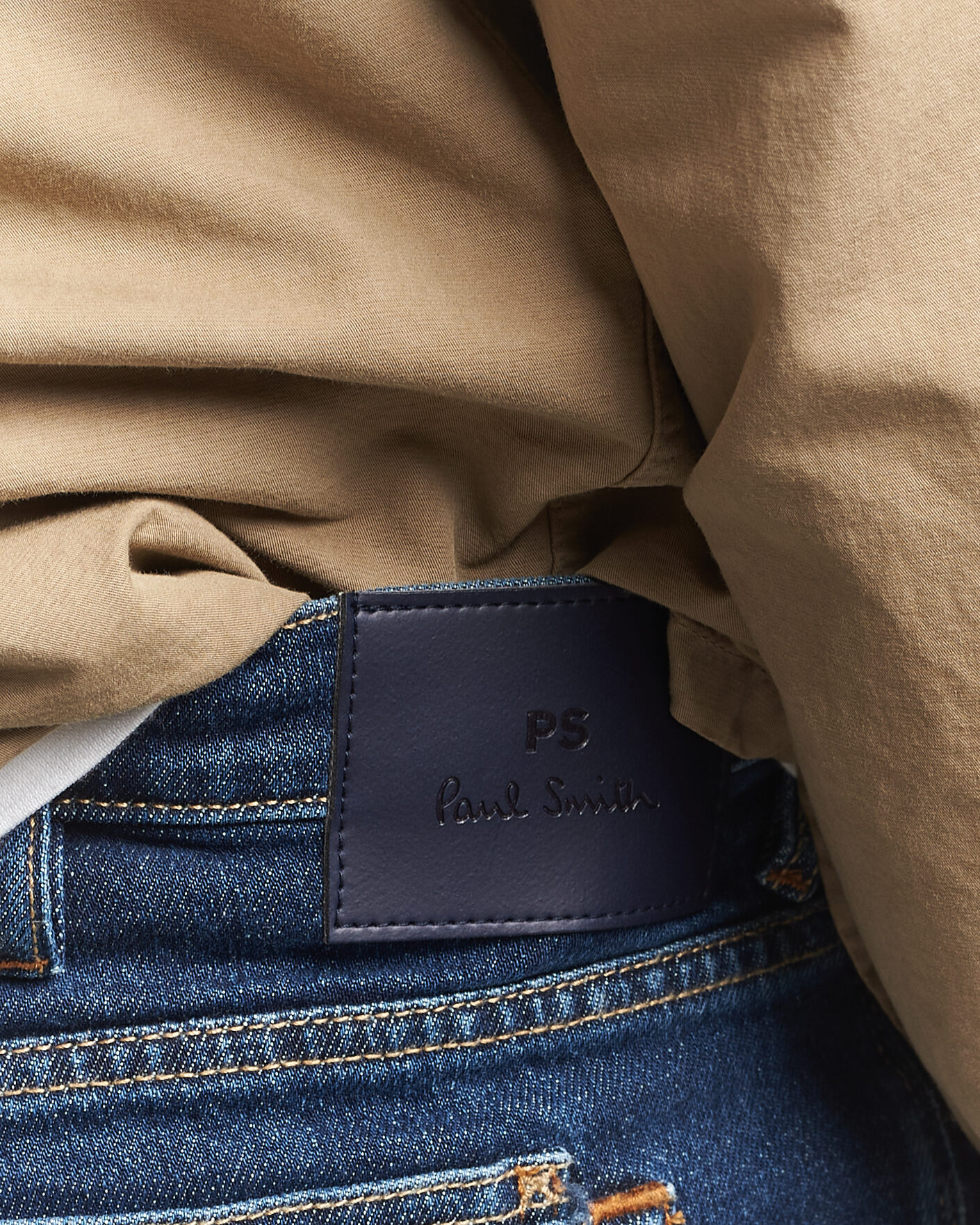 Mies | Farkut | PS Paul Smith | Relaxed Tapered Fit Jeans Dark Blue