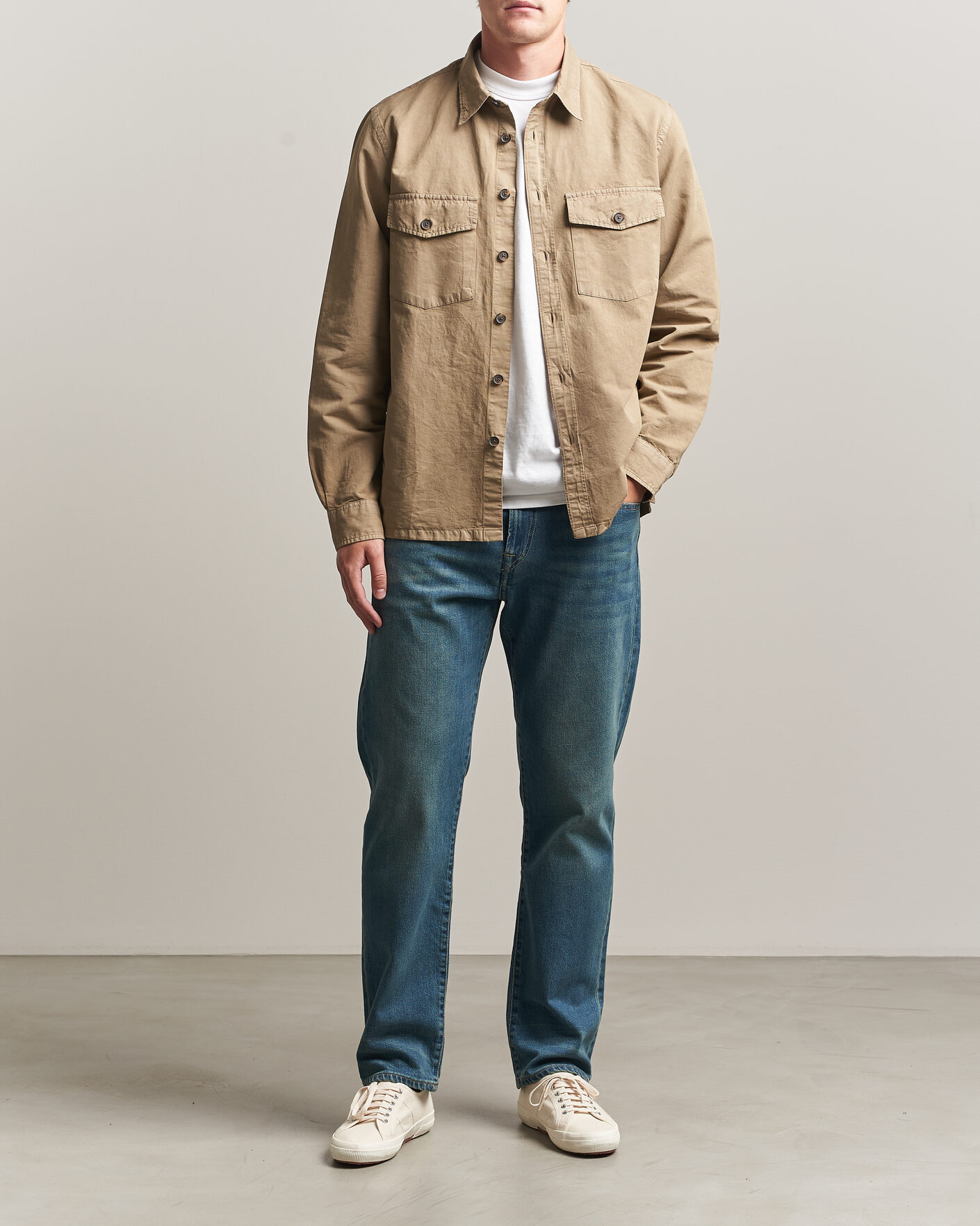 Mies | Farkut | PS Paul Smith | Relaxed Tapered Fit Jeans Vintage Blue