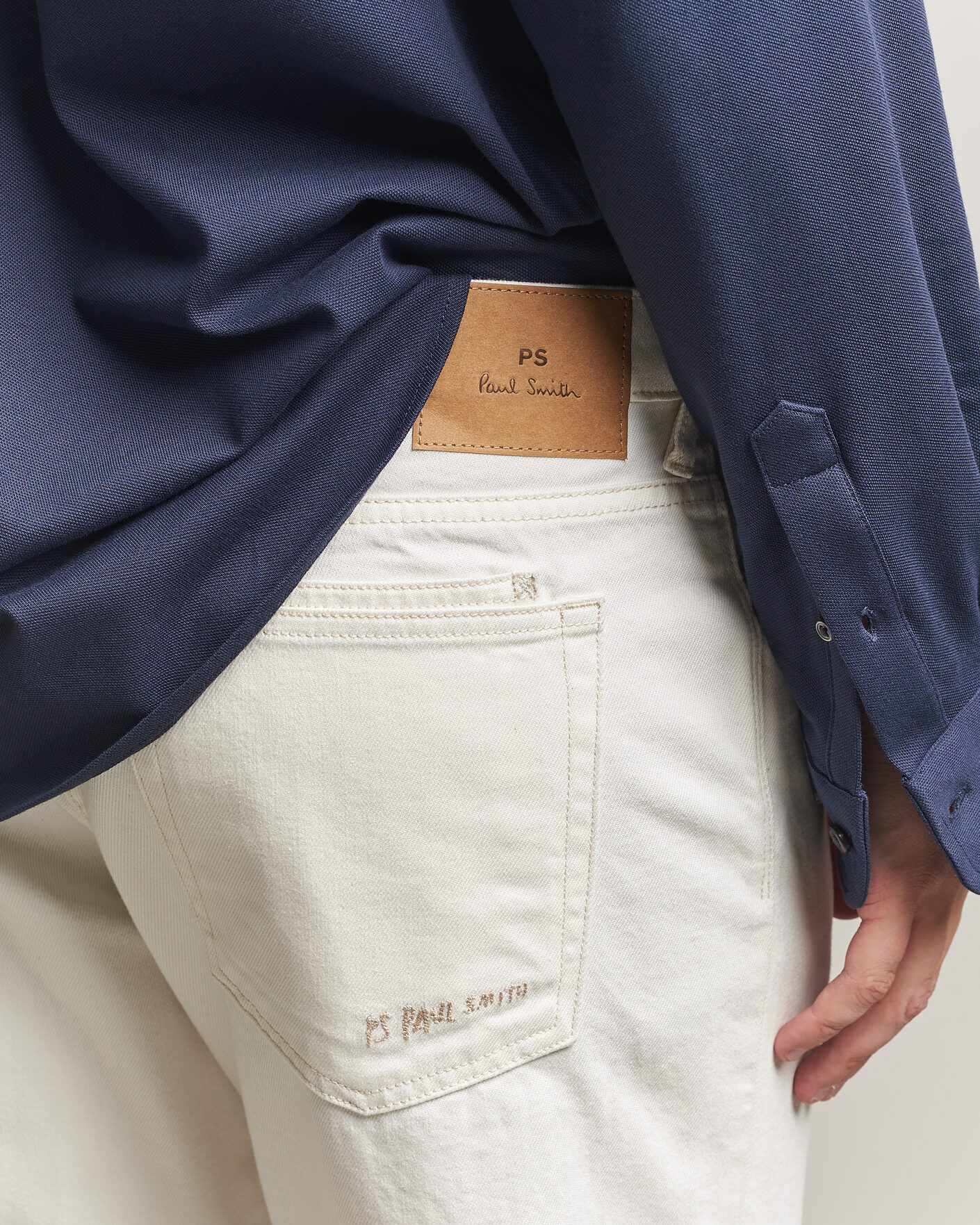 Mies | Farkut | PS Paul Smith | Relaxed Tapered Fit Jeans Off White