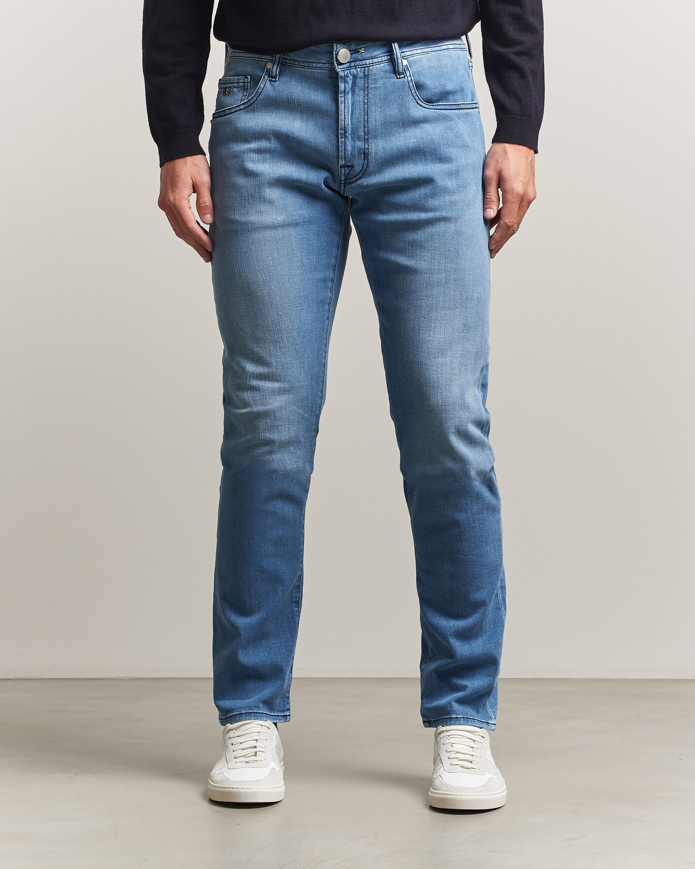 Mies | Farkut | Tramarossa | Michelangelo Stretch Relax Jeans Light Blue