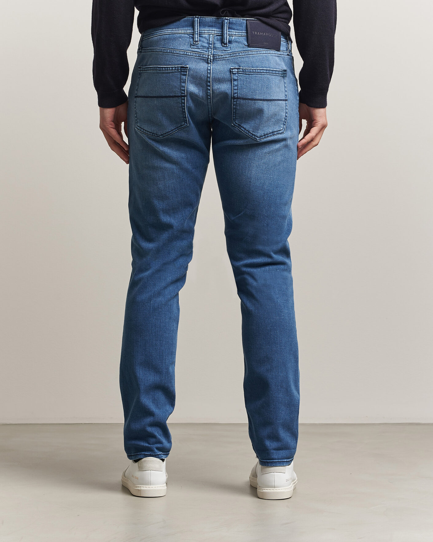 Mies | Farkut | Tramarossa | Michelangelo Stretch Relax Jeans Mid Blue