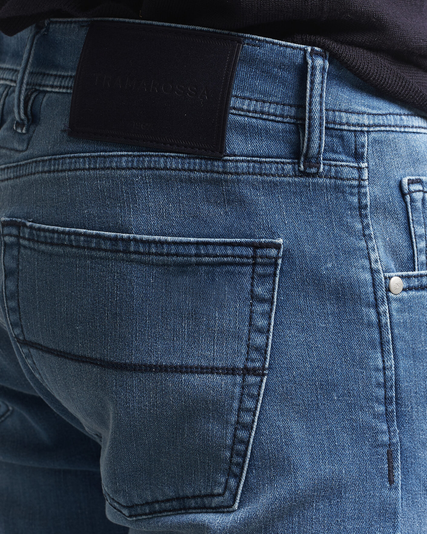 Mies | Farkut | Tramarossa | Michelangelo Stretch Relax Jeans Mid Blue