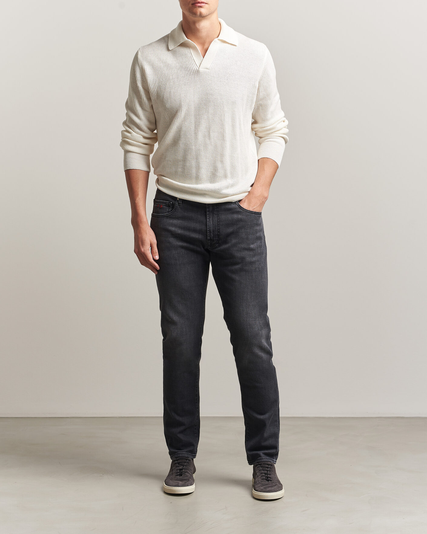 Mies | Farkut | Tramarossa | Michelangelo Stretch Relax Jeans Carbon Grey