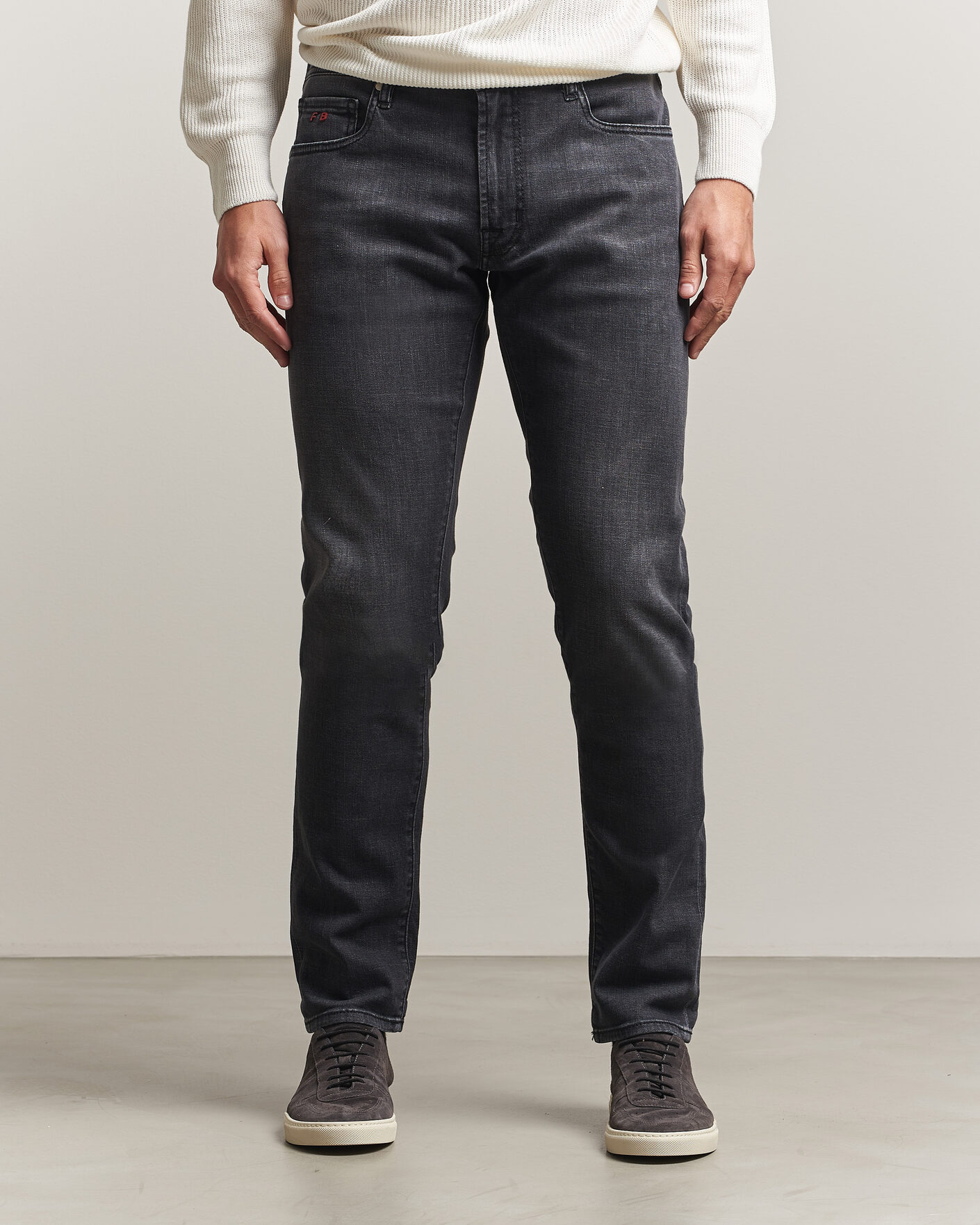 Mies | Farkut | Tramarossa | Michelangelo Stretch Relax Jeans Carbon Grey