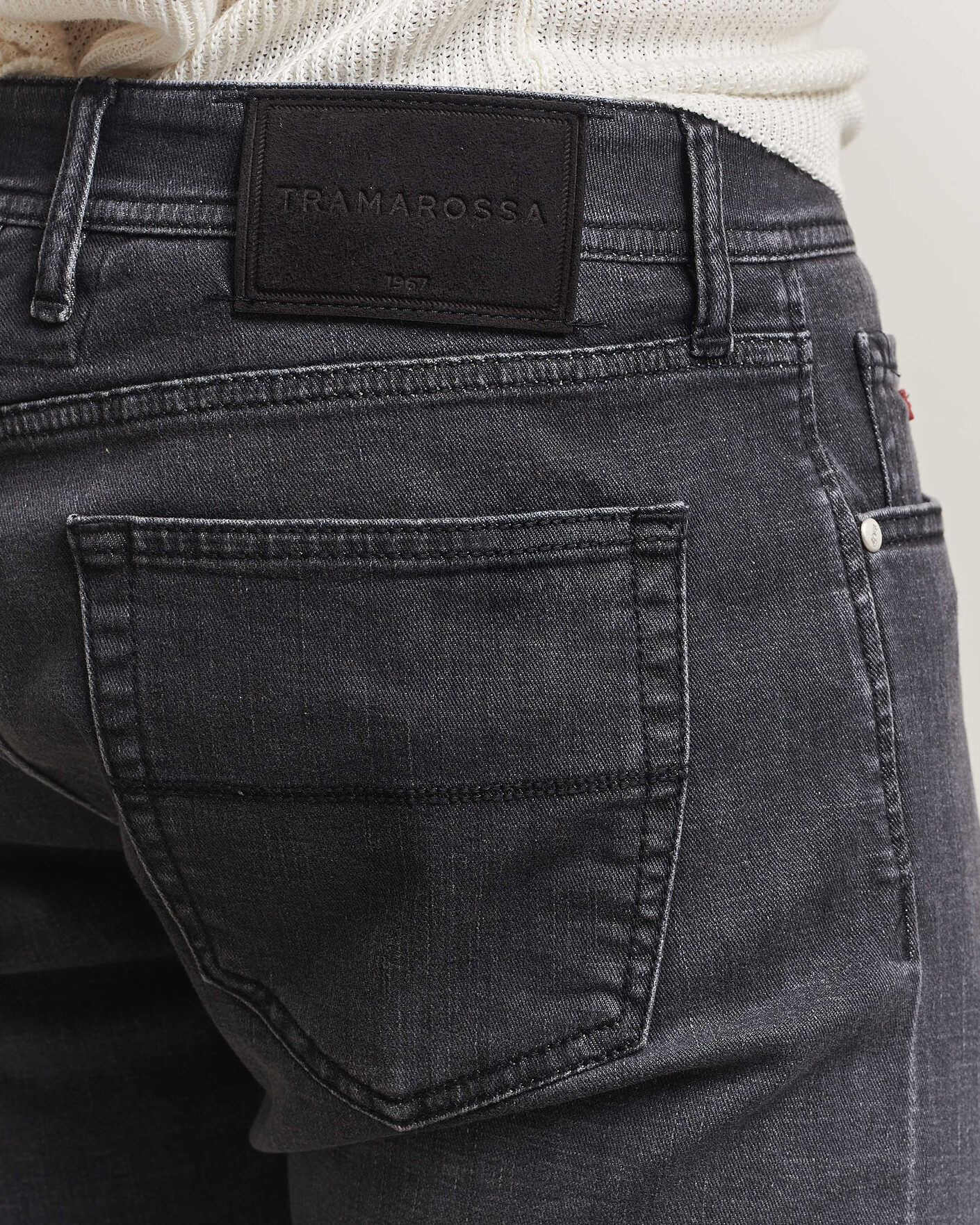 Mies | Farkut | Tramarossa | Michelangelo Stretch Relax Jeans Carbon Grey