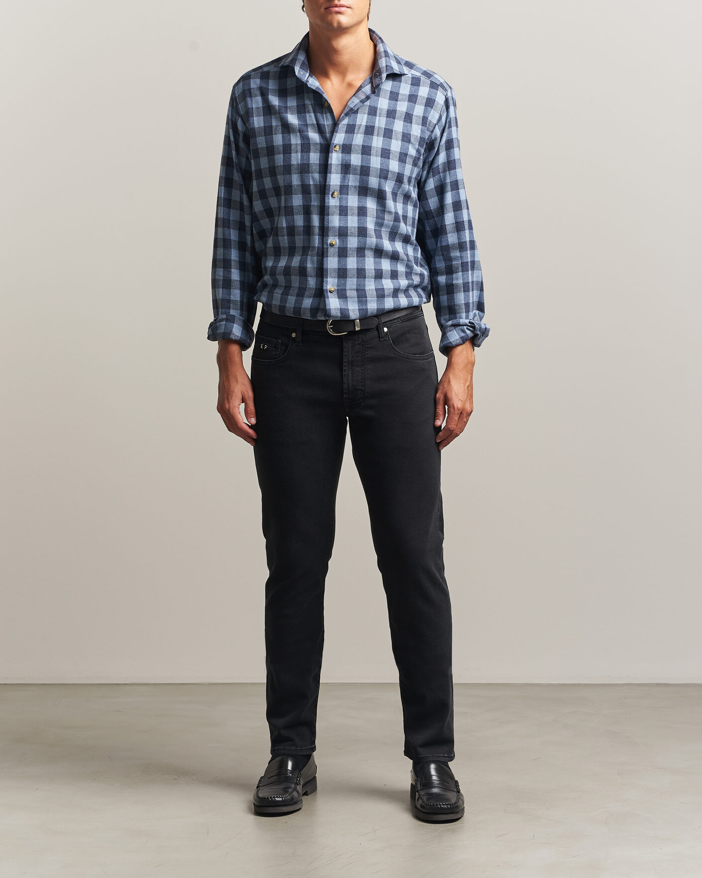 Mies | Farkut | Tramarossa | Michelangelo Stretch Relax Jeans Black