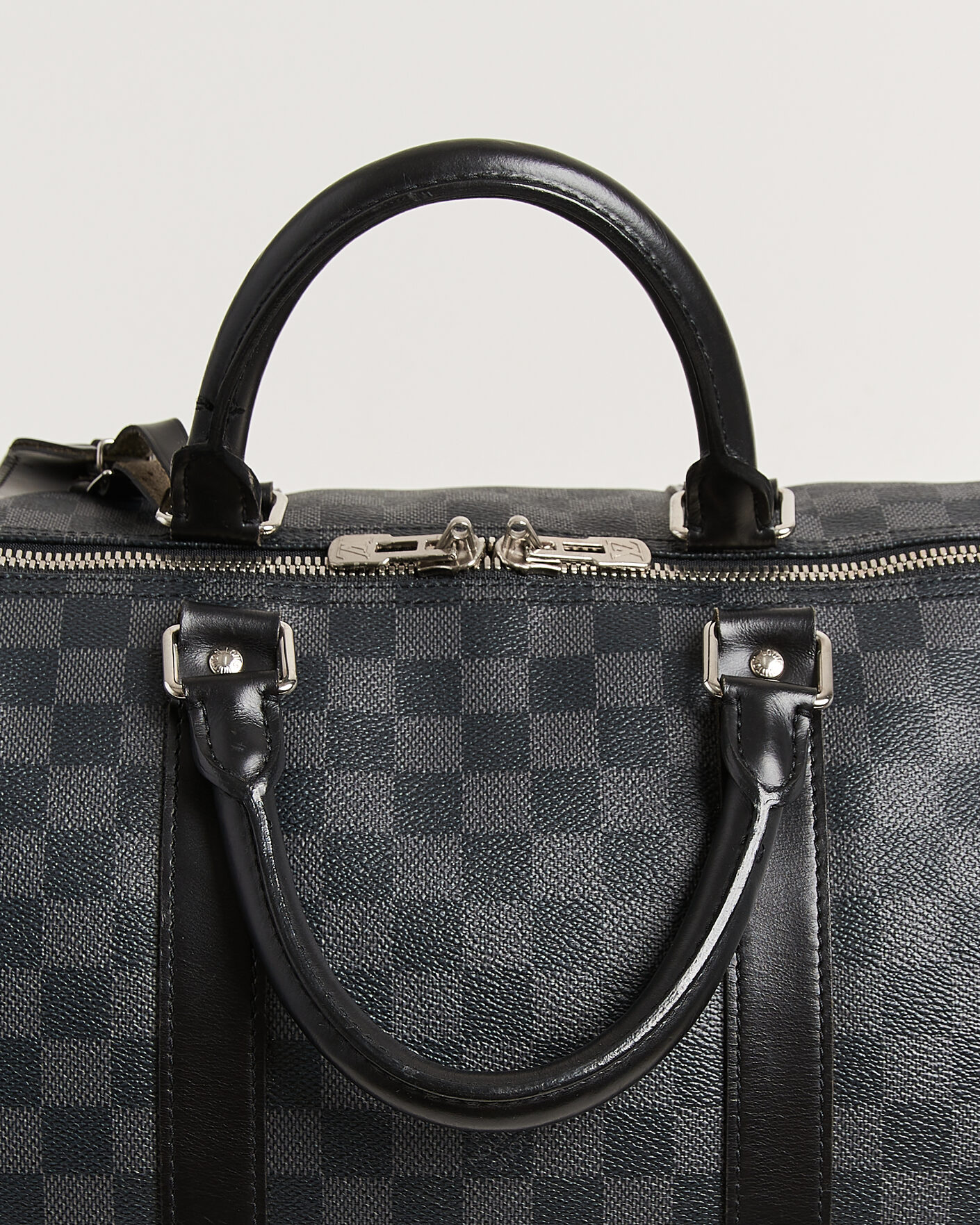 Mies | Pre-Owned & Vintage Bags | Louis Vuitton Pre-Owned | Keepall 55 Bandouliére Damier Graphite