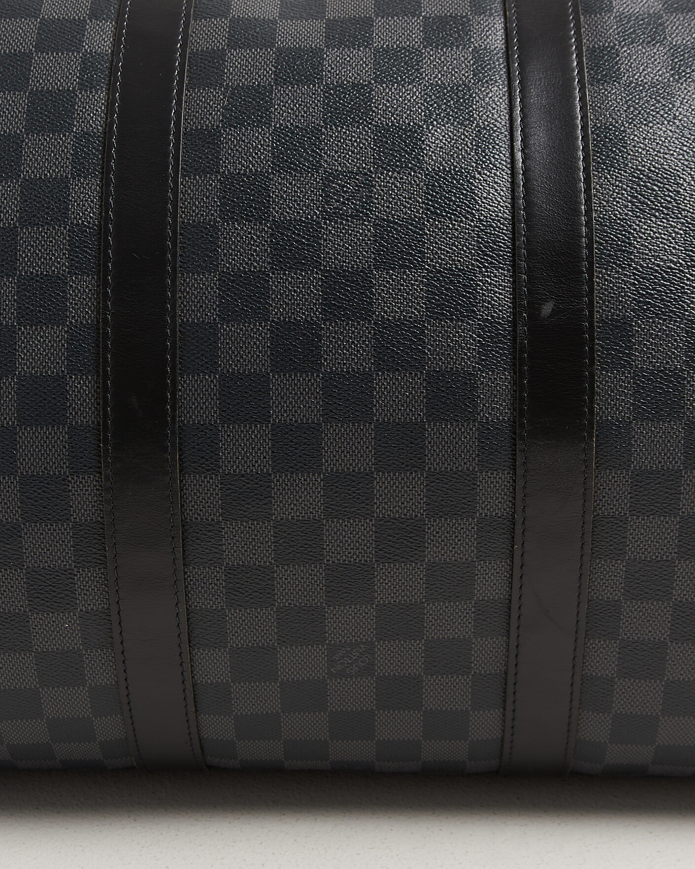 Mies | Pre-Owned & Vintage Bags | Louis Vuitton Pre-Owned | Keepall 55 Bandouliére Damier Graphite