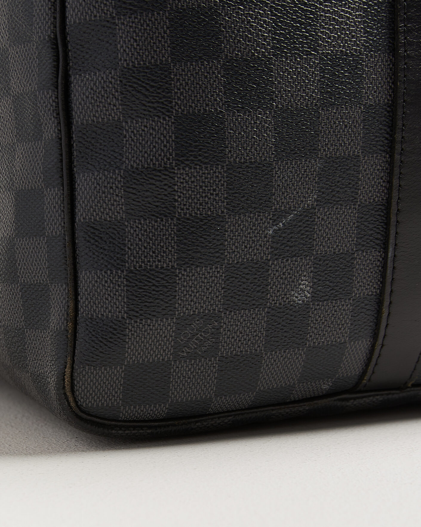Mies | Pre-Owned & Vintage Bags | Louis Vuitton Pre-Owned | Keepall 55 Bandouliére Damier Graphite