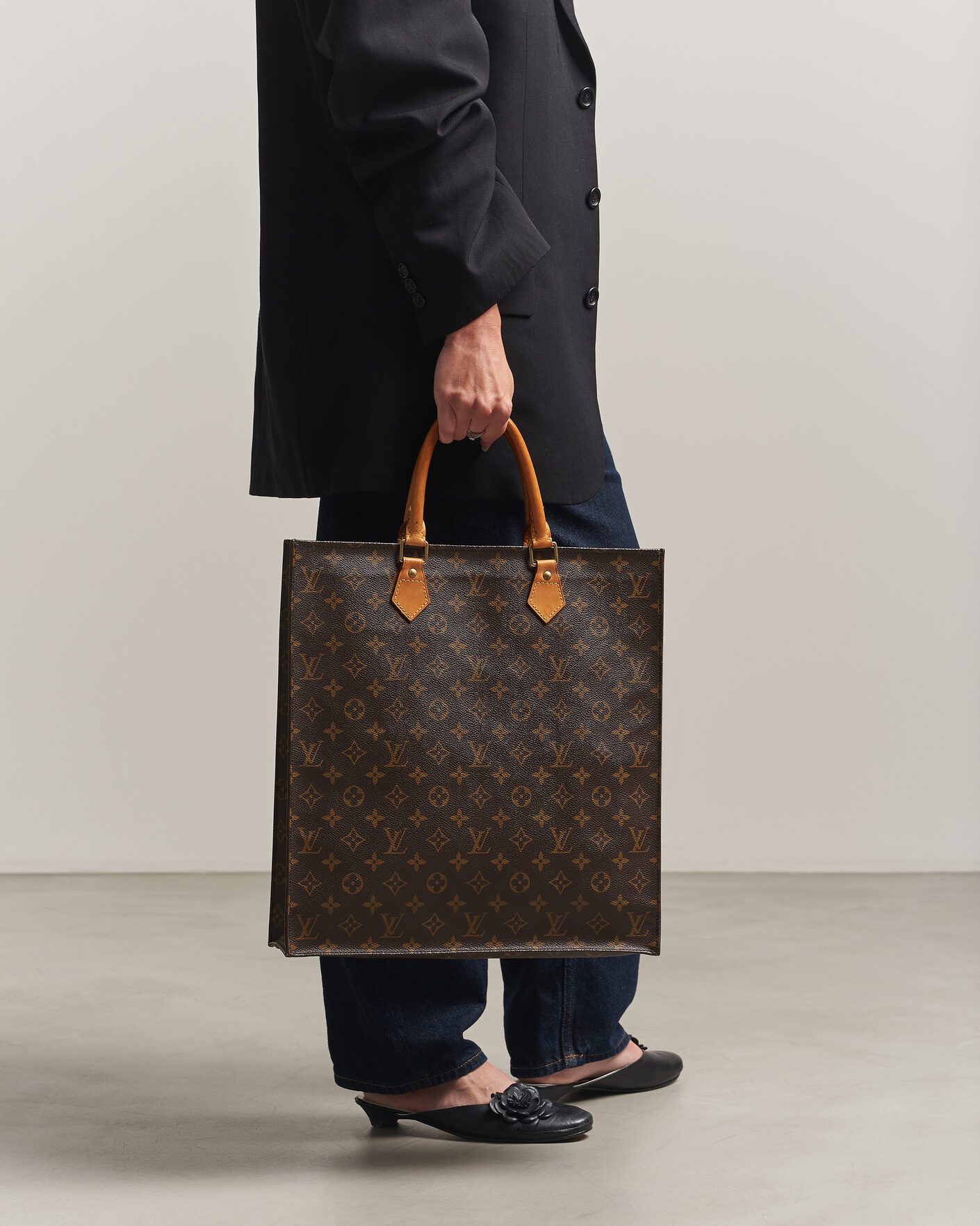 Mies | Pre-Owned & Vintage Bags | Louis Vuitton Pre-Owned | Sac Plat Bag Monogram