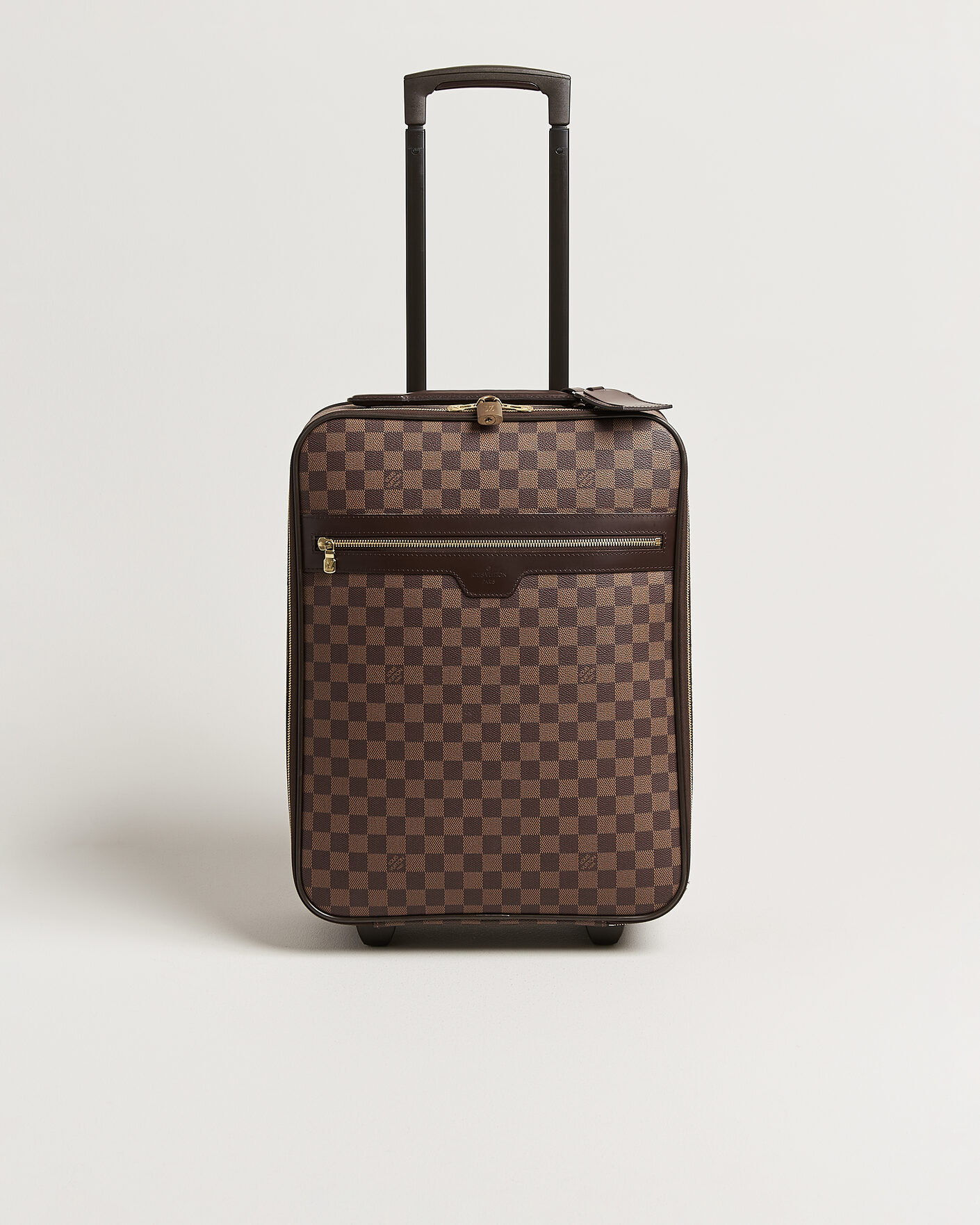 Mies | Pre-Owned & Vintage Bags | Louis Vuitton Pre-Owned | Pegase 45 Trolley Case Damier Ebene