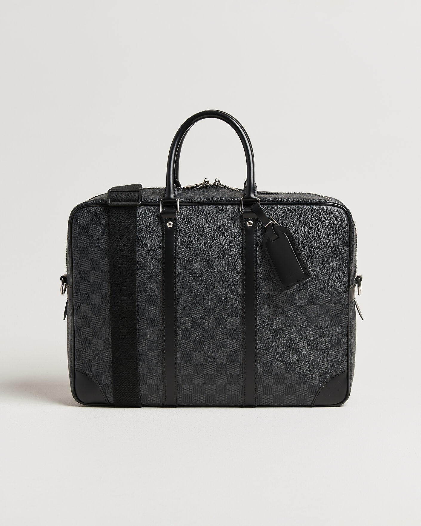 Mies | Pre-Owned & Vintage Bags | Louis Vuitton Pre-Owned | Porte Documents Voyage Damier Graphite