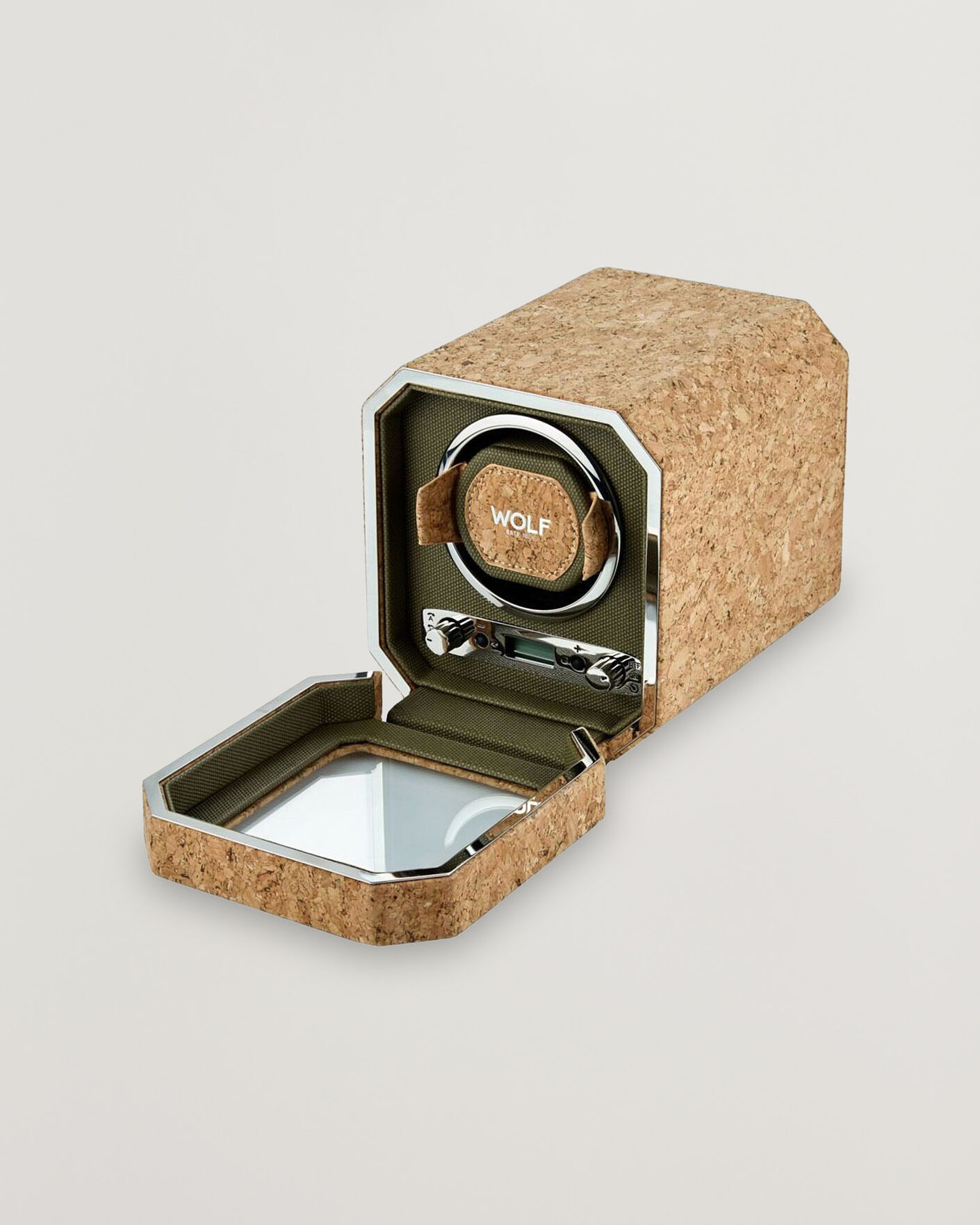 Mies | Kello- ja korurasiat | WOLF | Cortica Single Watch Winder Cork