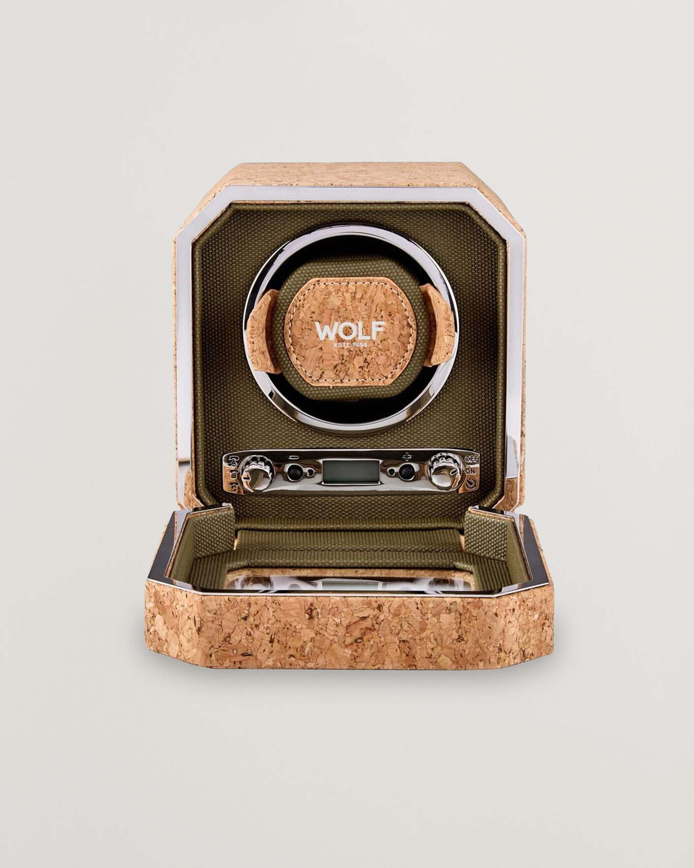 Mies | Kello- ja korurasiat | WOLF | Cortica Single Watch Winder Cork