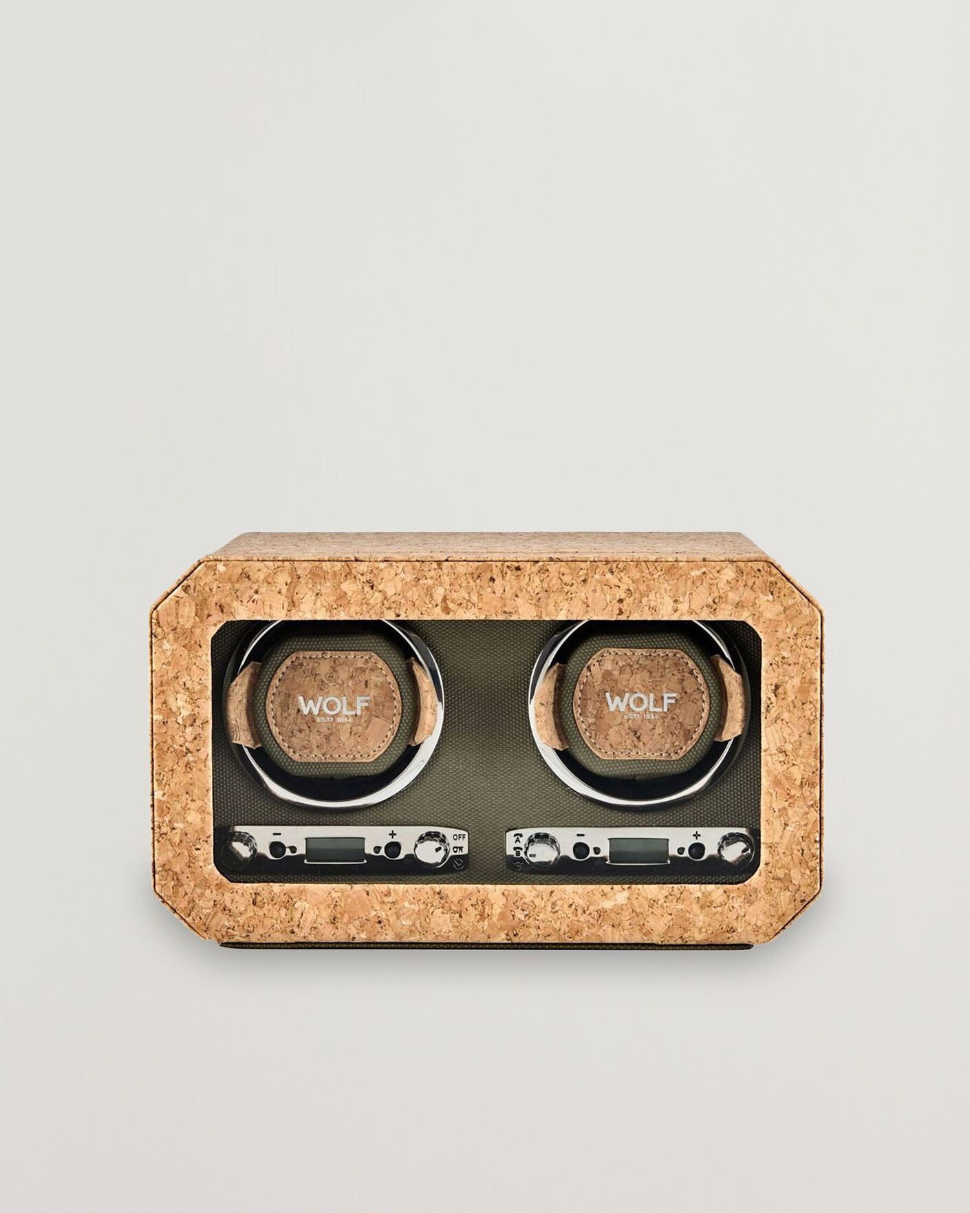 Mies | Kello- ja korurasiat | WOLF | Cortica Double Watch Winder Cork