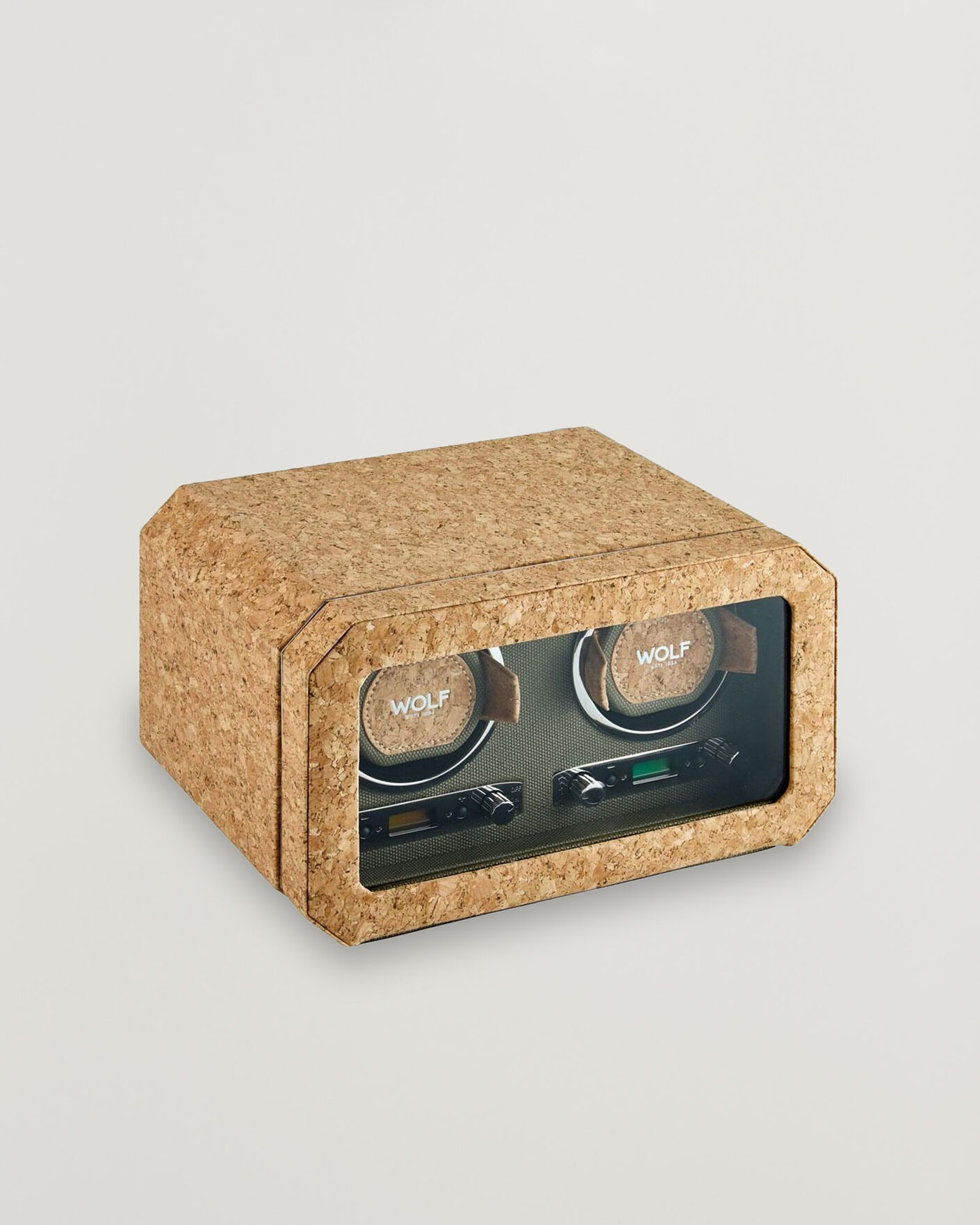 Mies | Kello- ja korurasiat | WOLF | Cortica Double Watch Winder Cork