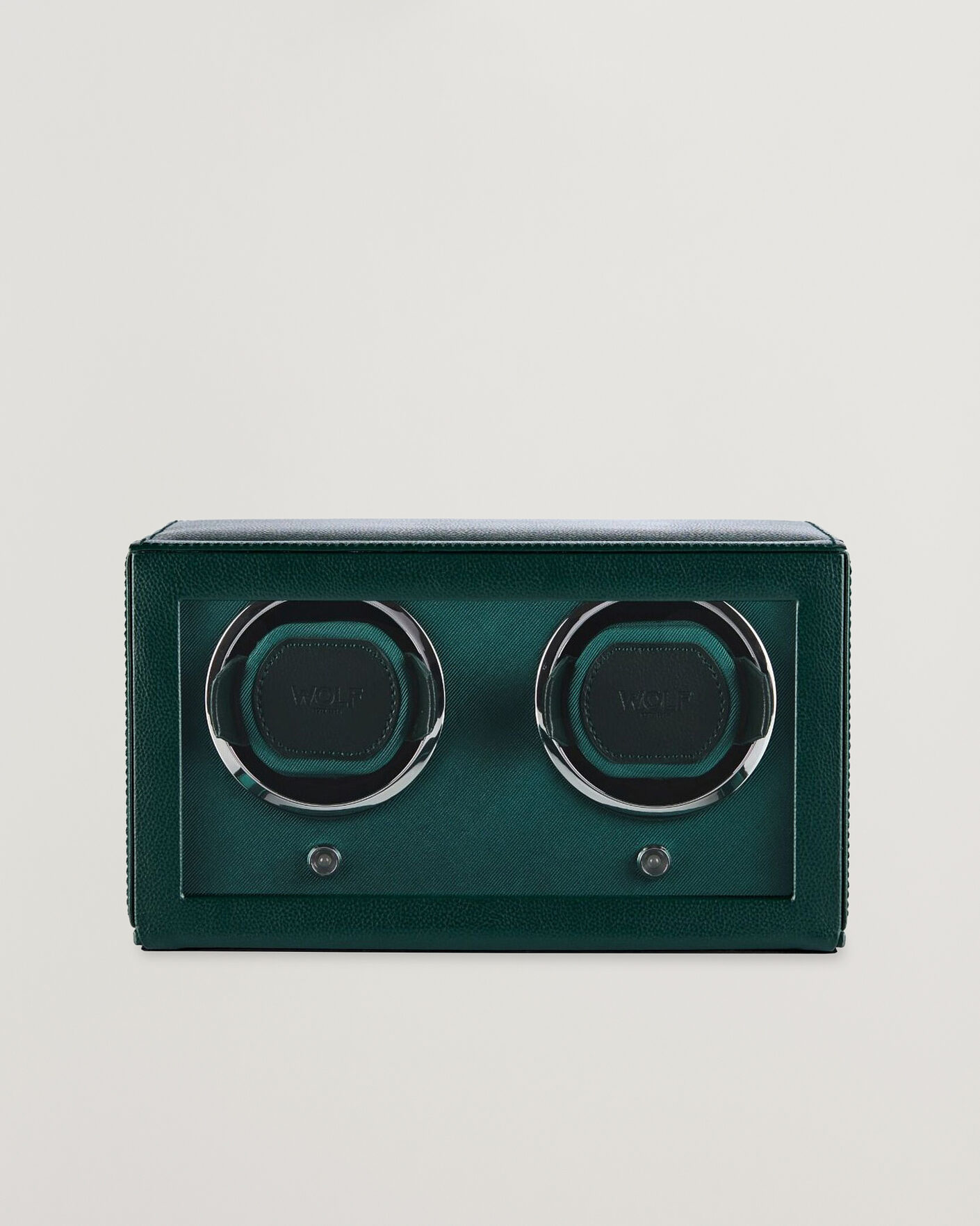 Mies | Kello- ja korurasiat | WOLF | Cub Double Watch Winder With Cover Green