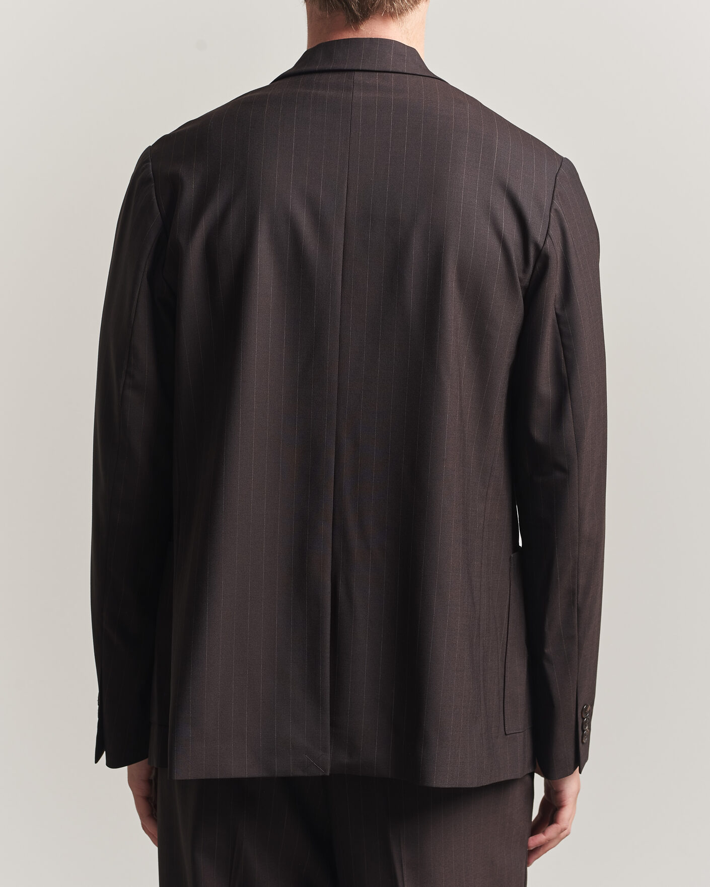 Mies | Pikkutakit | NN07 | Jordin Pinstriped Double Breasted Blazer Dark Brown