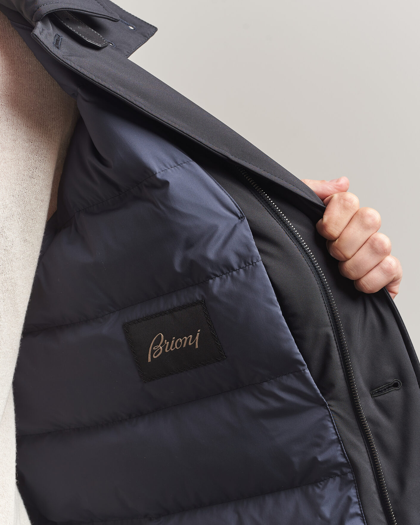 Mies | Takit | Brioni | Performa Down Coat Navy