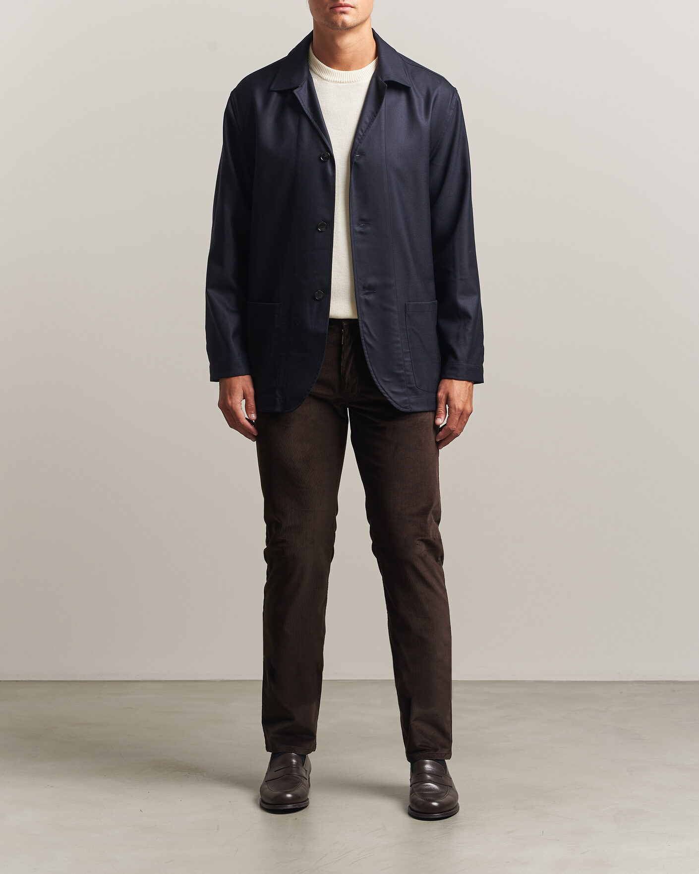 Mies | Housut | Brioni | 5-Pocket Corduroy Pants Dark Brown