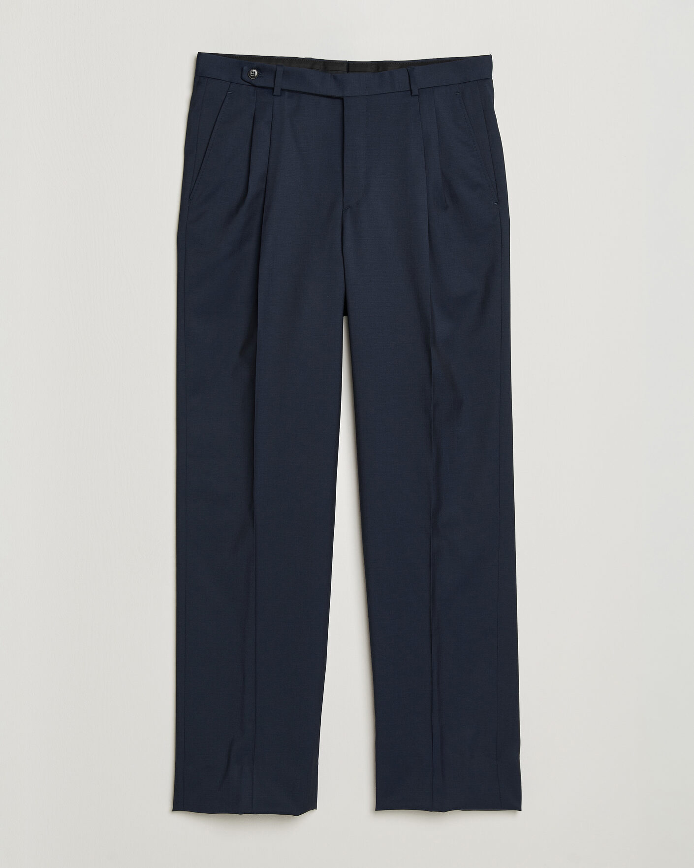 Mies | Housut | Brioni | Capri Wool Trousers Navy