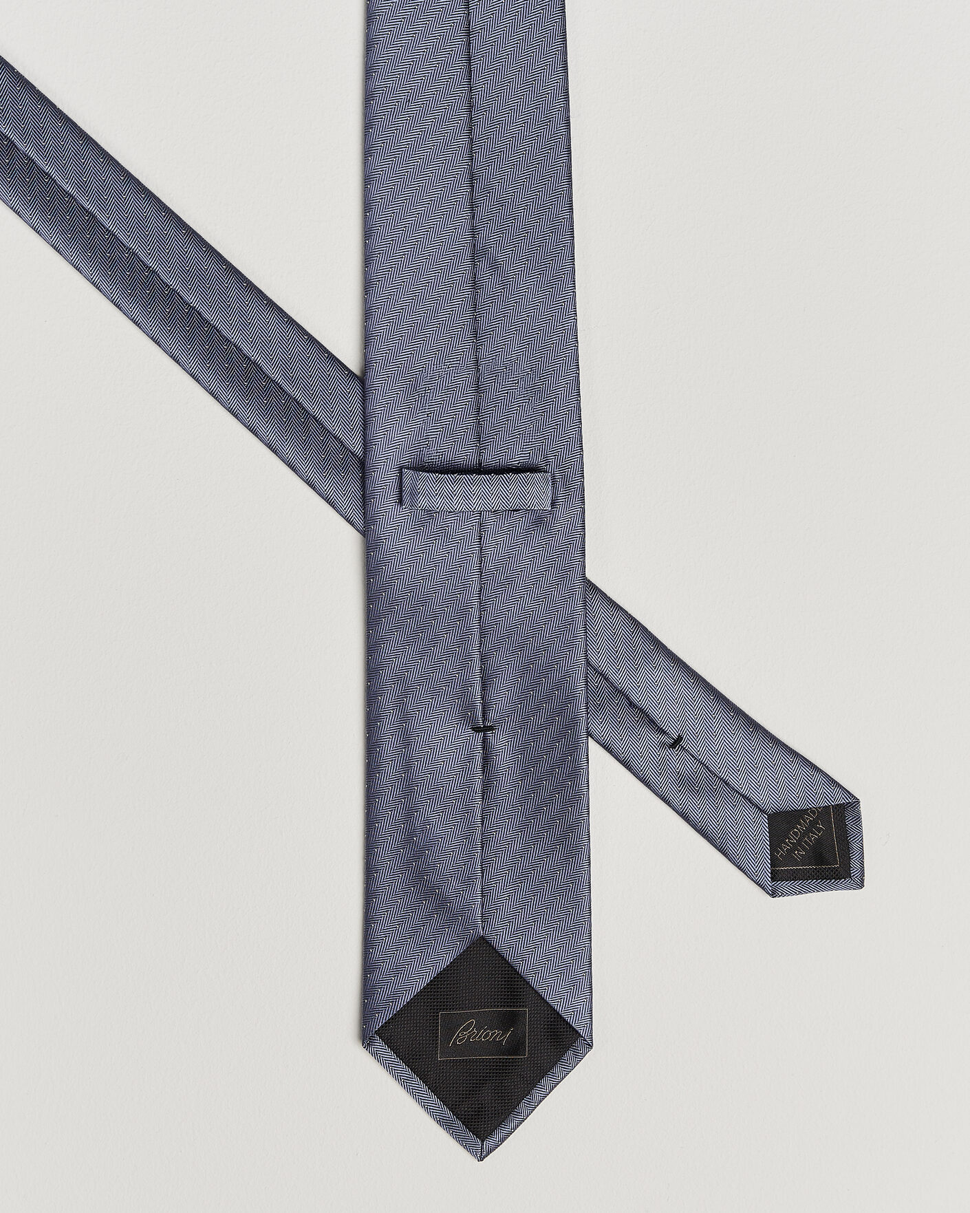 Mies | Solmiot | Brioni | Jacquard Dot Silk Tie Light Blue