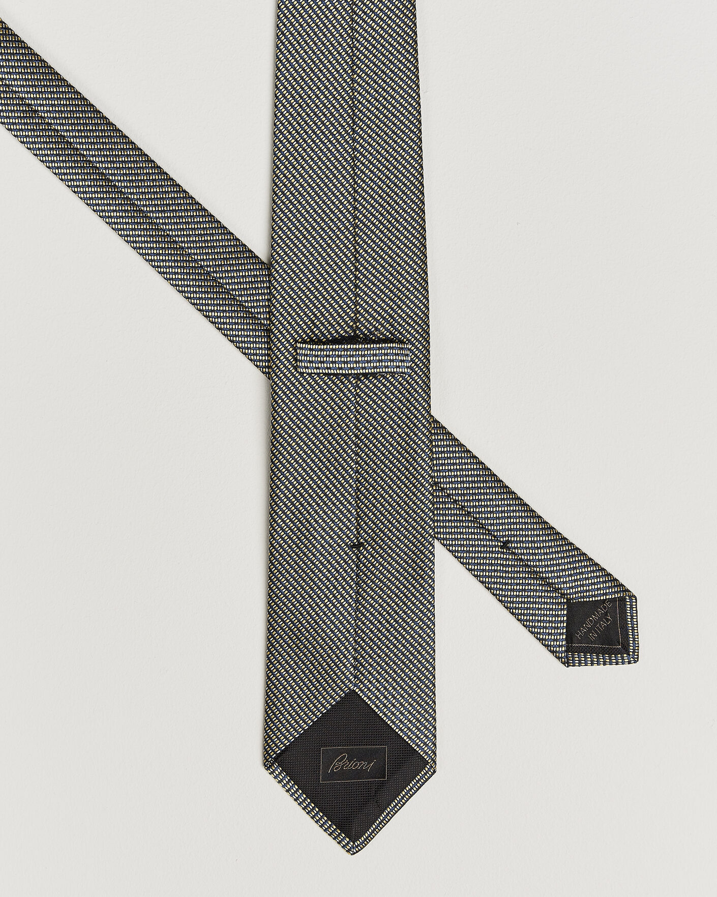 Mies | Solmiot | Brioni | Jacquard Silk Tie Yellow