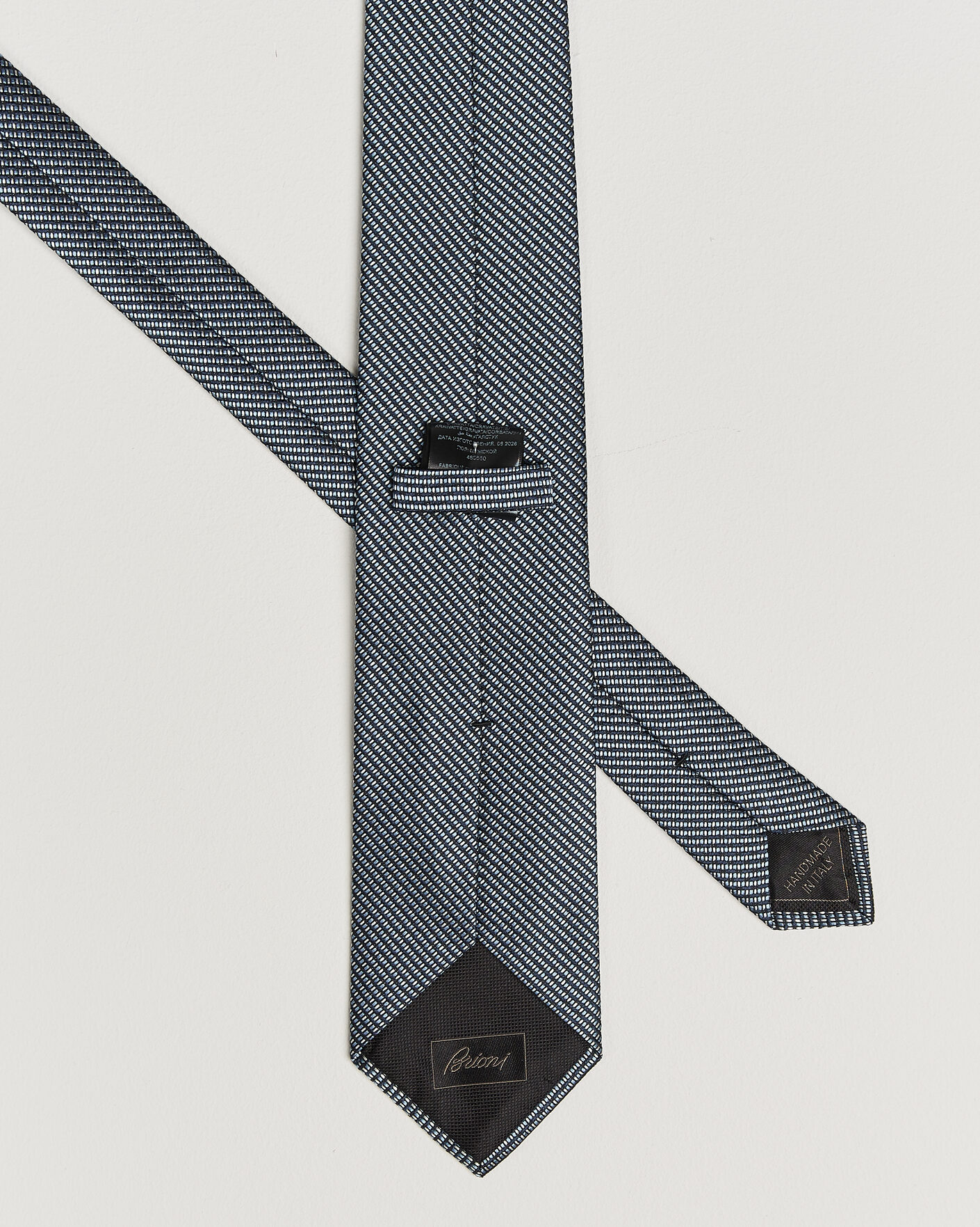 Mies | Solmiot | Brioni | Jacquard Silk Tie Navy