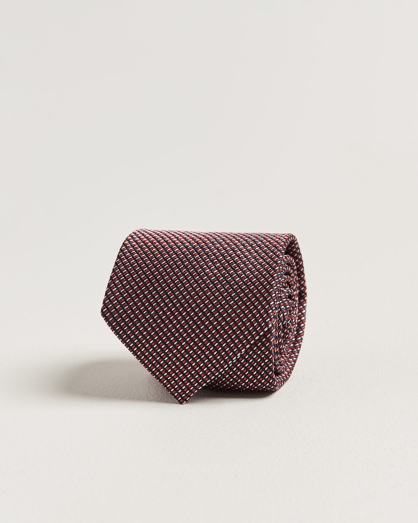 Mies | Solmiot | Brioni | Jacquard Silk Tie Red