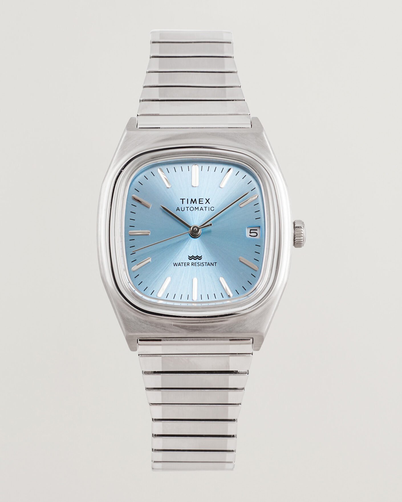 Mies | Timex 1983s Automatic Reissue 34mm Ice Blue Dial | Timex | 1983s Automatic Reissue 34mm Ice Blue Dial