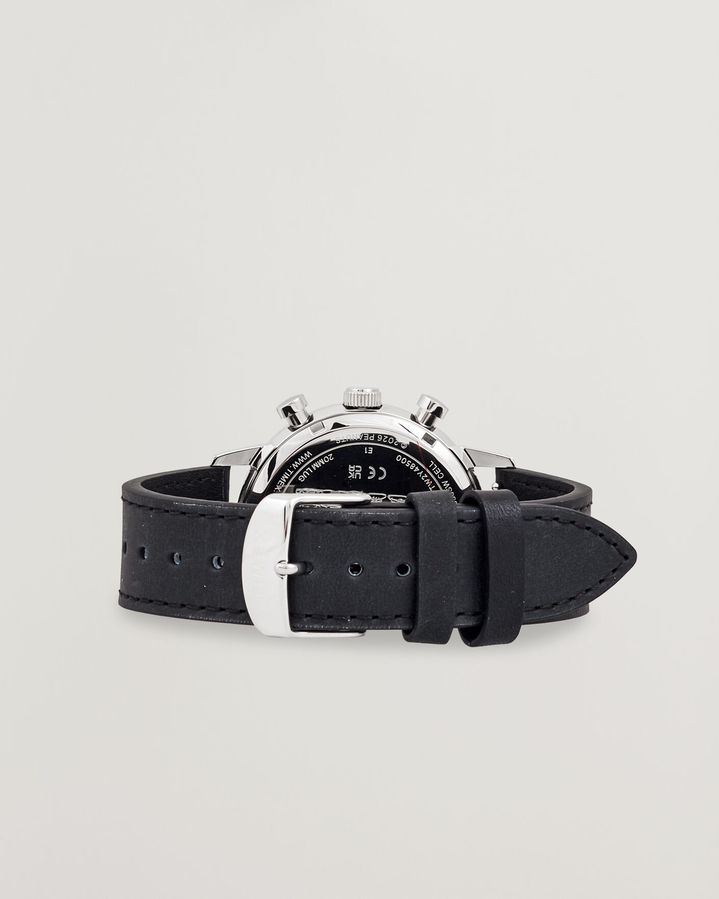 Mies | Timex Timex x Peanuts Chrono Cool Joe Leather 40mm Black Dial | Timex | x Peanuts Chrono Cool Joe Leather 40mm Black Dial