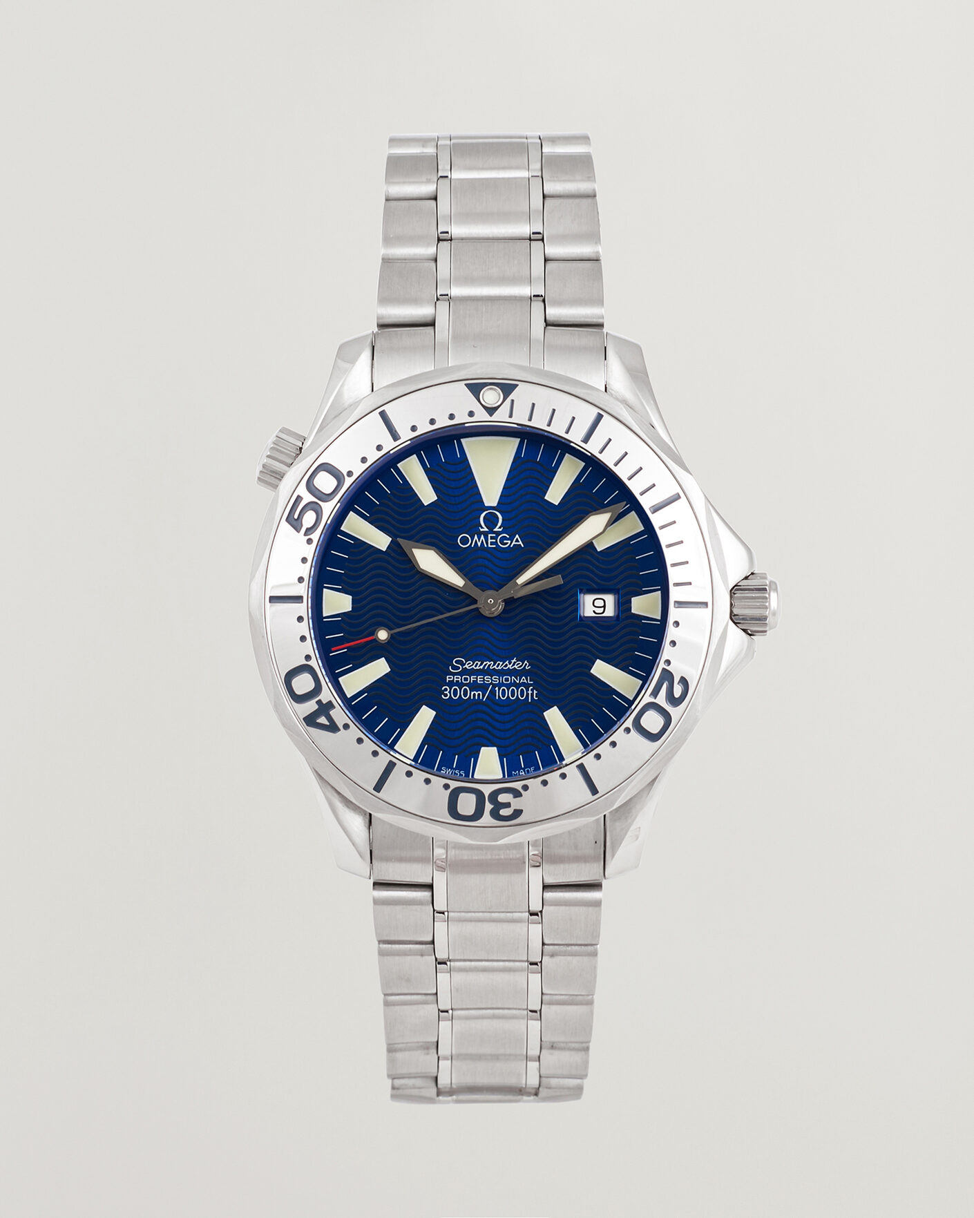 Mies | Pre-Owned & Vintage Watches | Omega Pre-Owned | Seamaster 300M Electric Blue