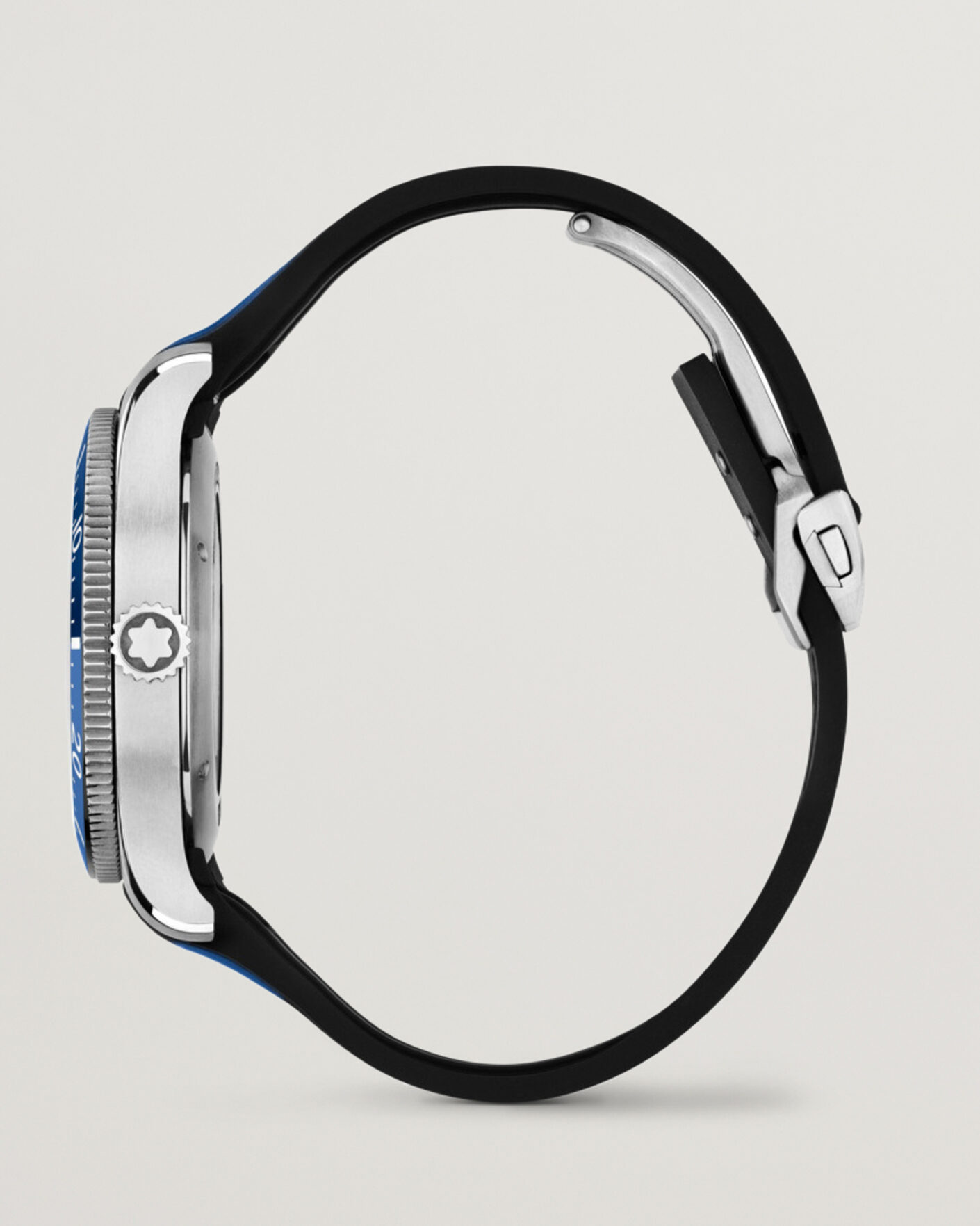 Mies | Montblanc Iced Sea Automatic Date Rubber Strap Blue | Montblanc | Iced Sea Automatic Date Rubber Strap Blue