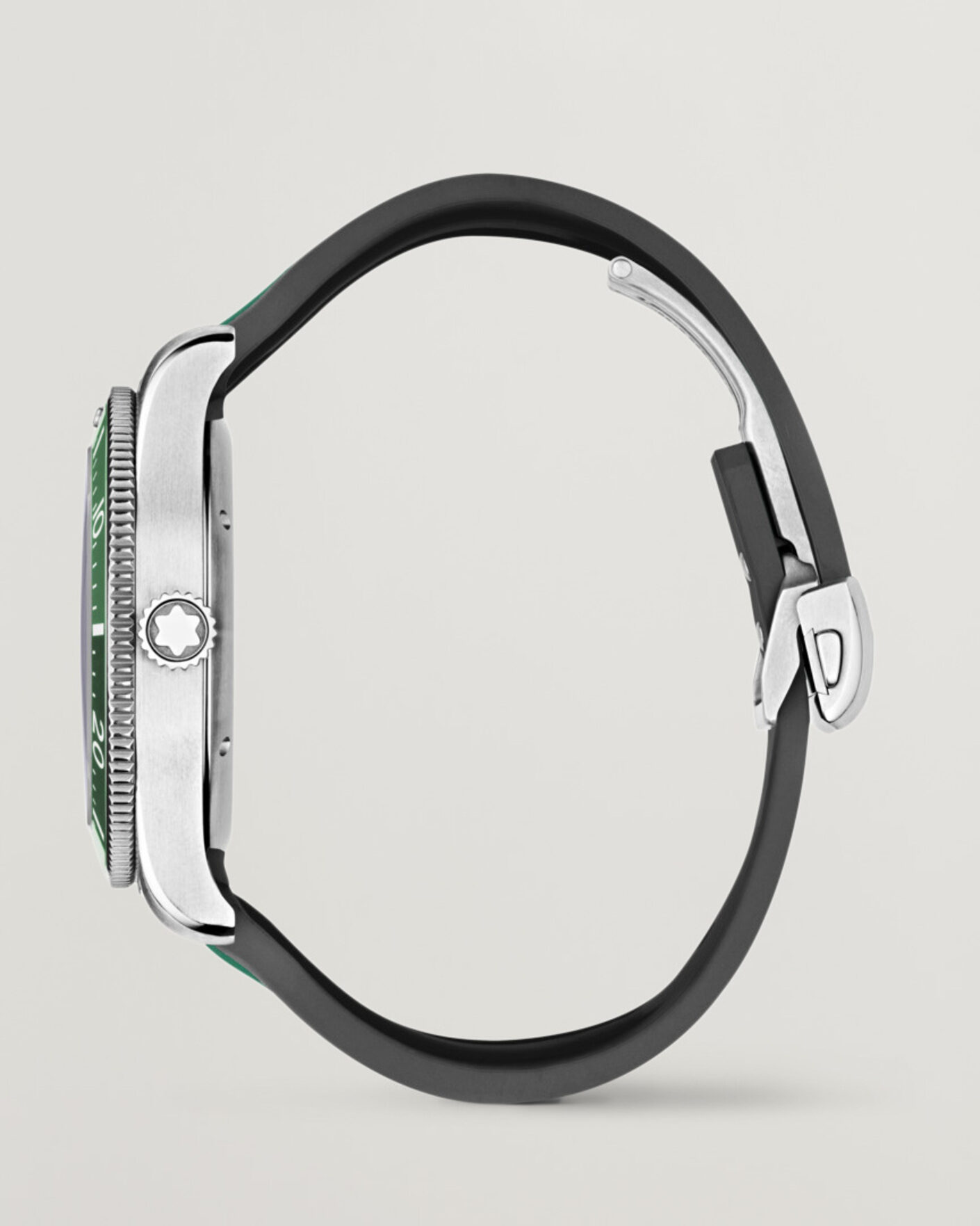 Mies | Montblanc Iced Sea Automatic Date Rubber Strap Green | Montblanc | Iced Sea Automatic Date Rubber Strap Green