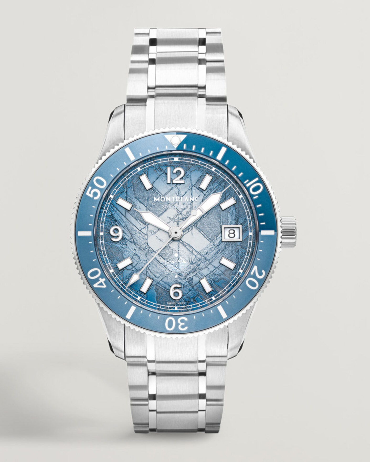 Mies | Montblanc Iced Sea Automatic Date 0 Oxygen Light Blue | Montblanc | Iced Sea Automatic Date 0 Oxygen Light Blue