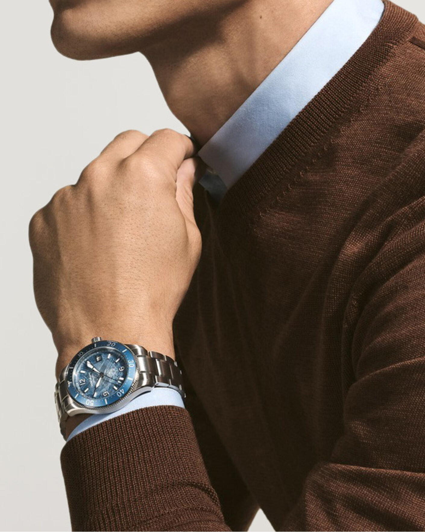 Mies | Montblanc Iced Sea Automatic Date 0 Oxygen Light Blue | Montblanc | Iced Sea Automatic Date 0 Oxygen Light Blue