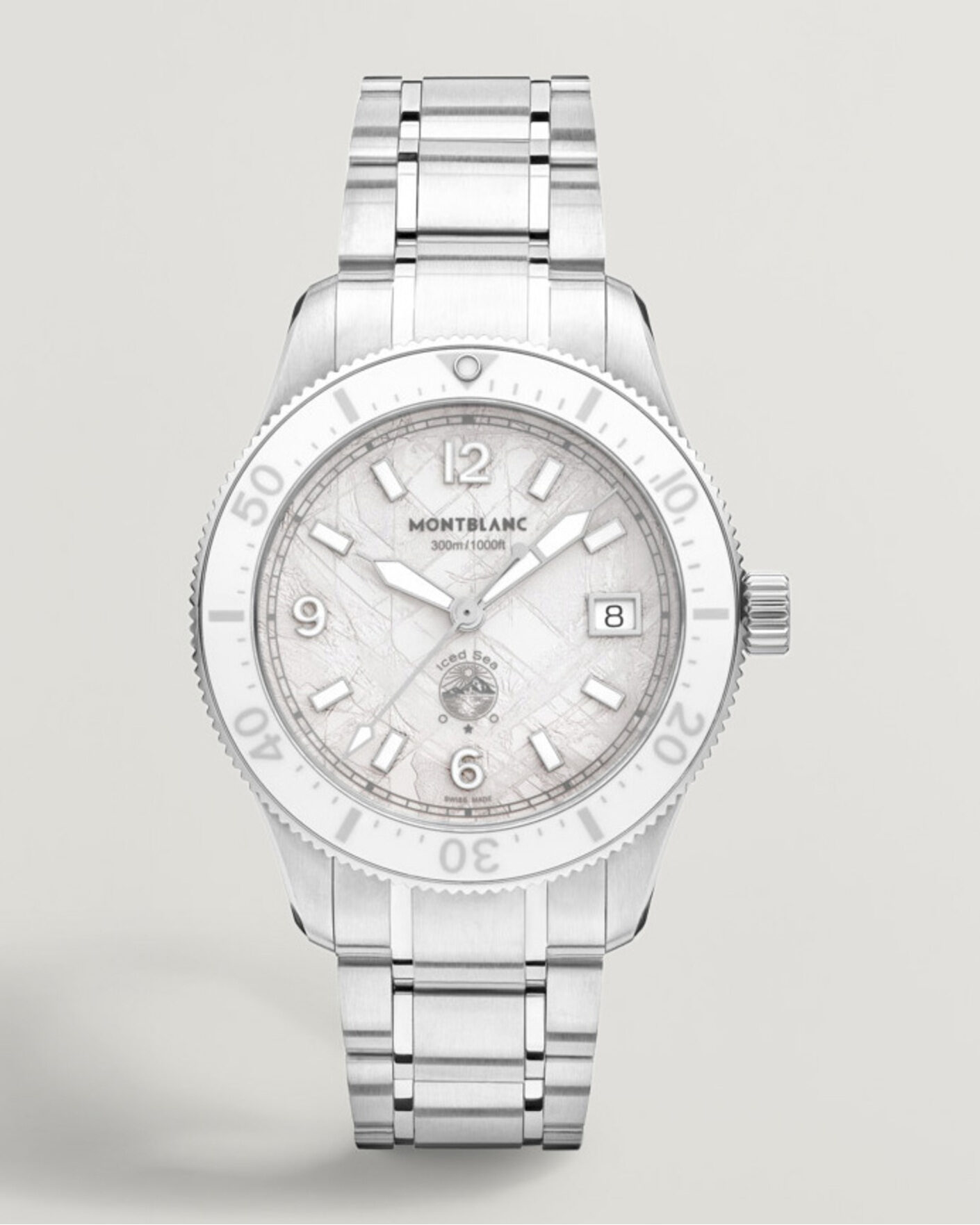 Mies | Montblanc Iced Sea Automatic Date 0 Oxygen White | Montblanc | Iced Sea Automatic Date 0 Oxygen White