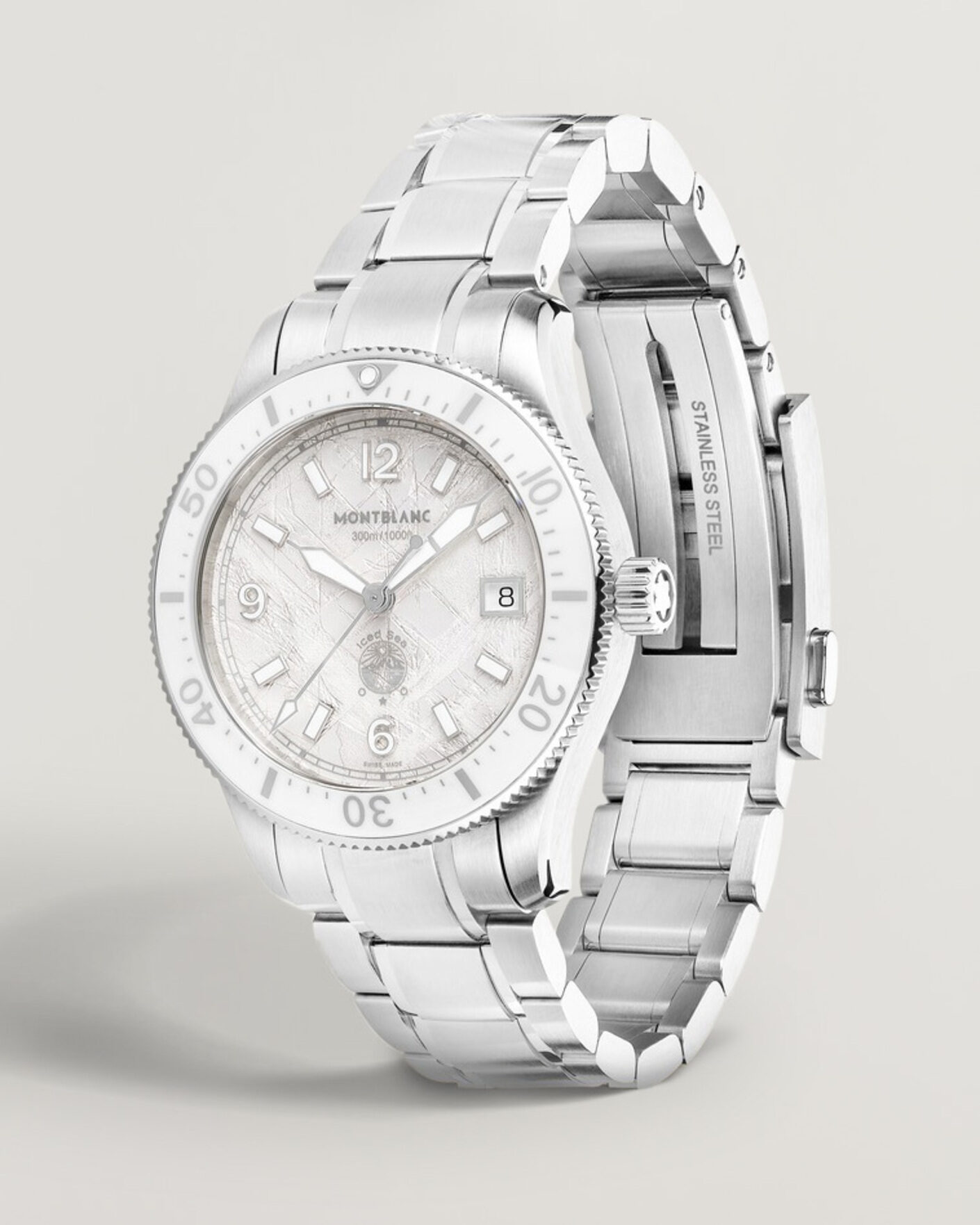 Mies | Montblanc Iced Sea Automatic Date 0 Oxygen White | Montblanc | Iced Sea Automatic Date 0 Oxygen White