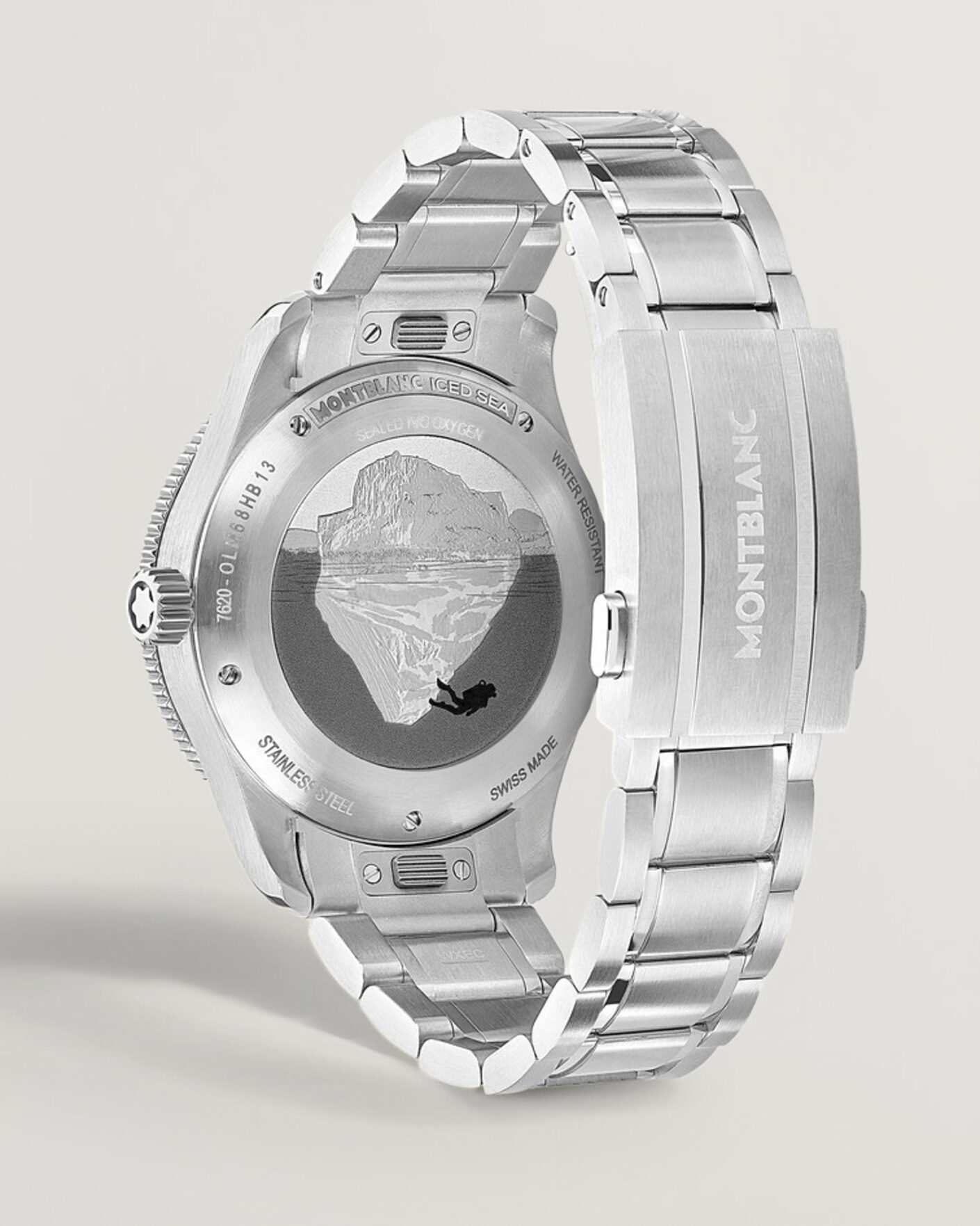 Mies | Montblanc Iced Sea Automatic Date 0 Oxygen White | Montblanc | Iced Sea Automatic Date 0 Oxygen White