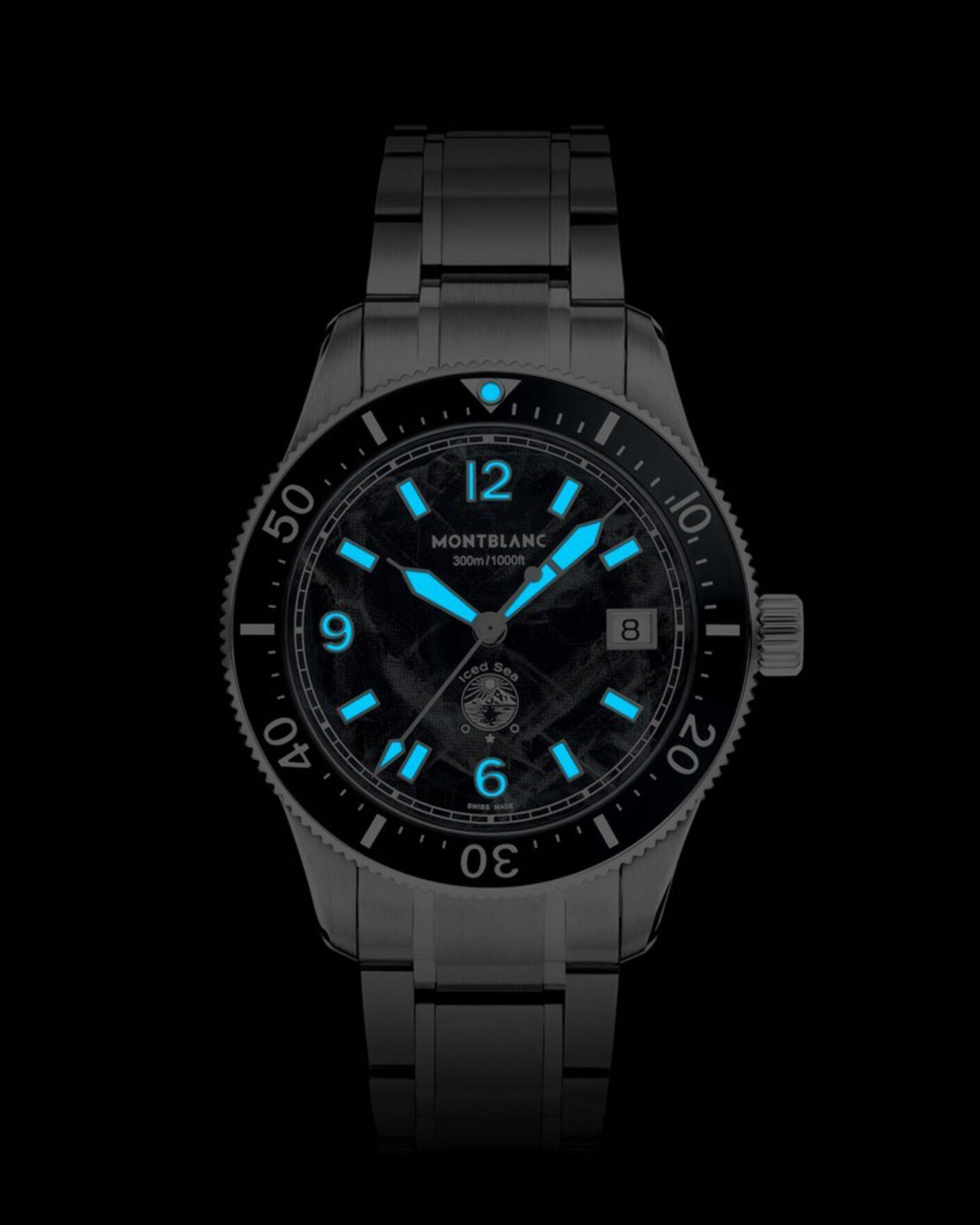 Mies | Montblanc Iced Sea Automatic Date 0 Oxygen Black | Montblanc | Iced Sea Automatic Date 0 Oxygen Black