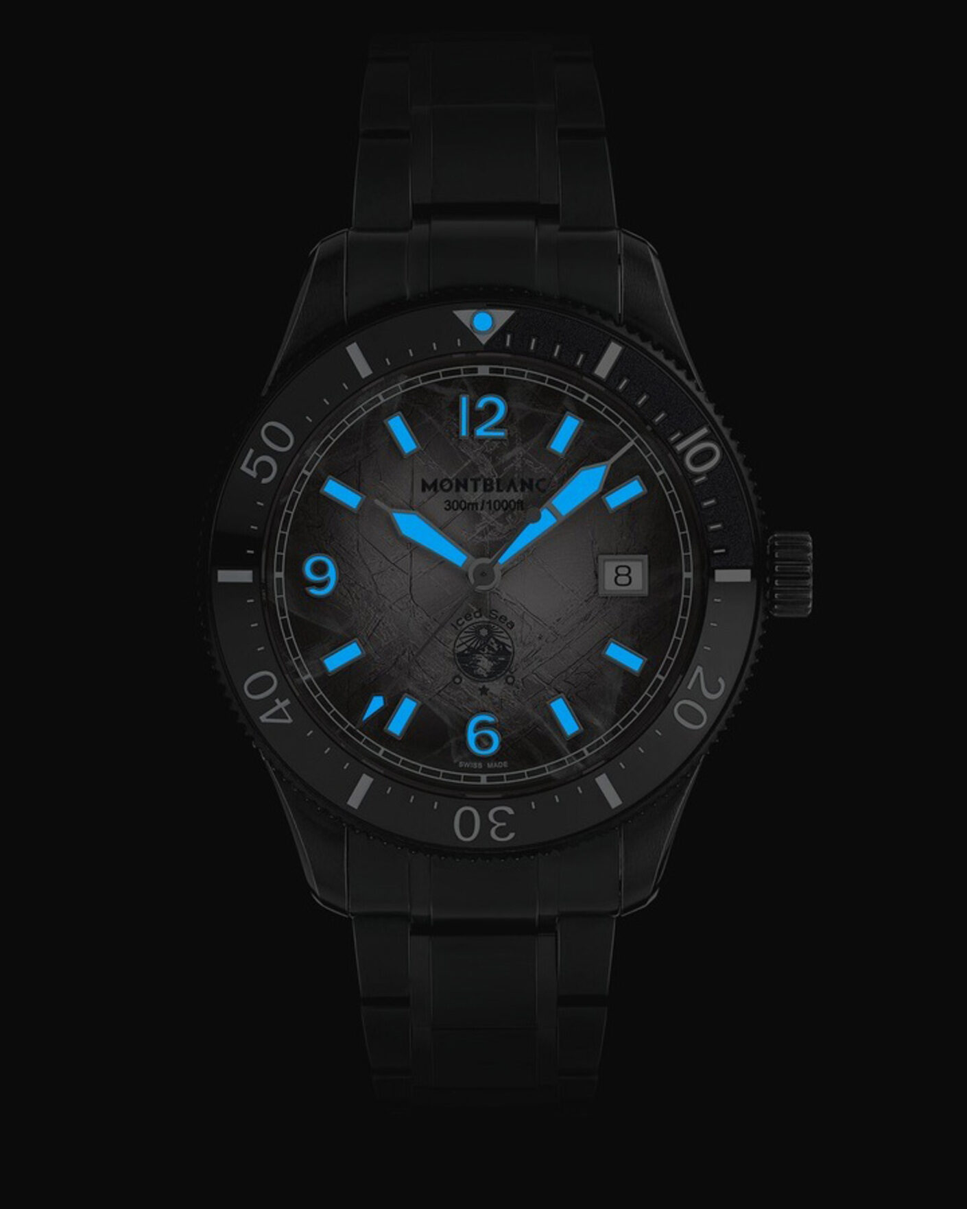 Mies | Montblanc Iced Sea Automatic Date 0 Oxygen Grey | Montblanc | Iced Sea Automatic Date 0 Oxygen Grey
