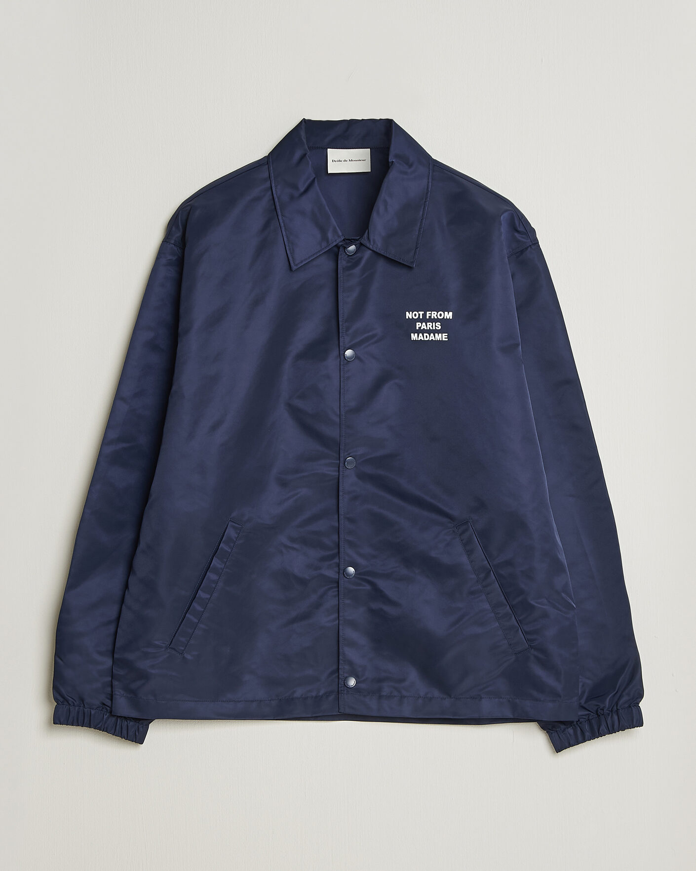 Mies | Takit | Drôle de Monsieur | La Veste Slogan Jacket Navy