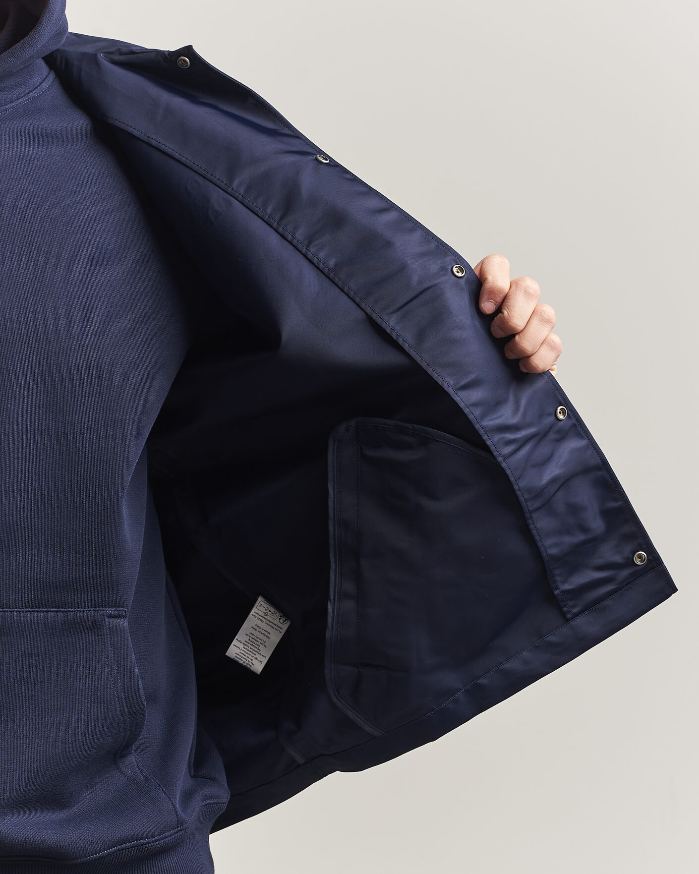 Mies | Takit | Drôle de Monsieur | La Veste Slogan Jacket Navy