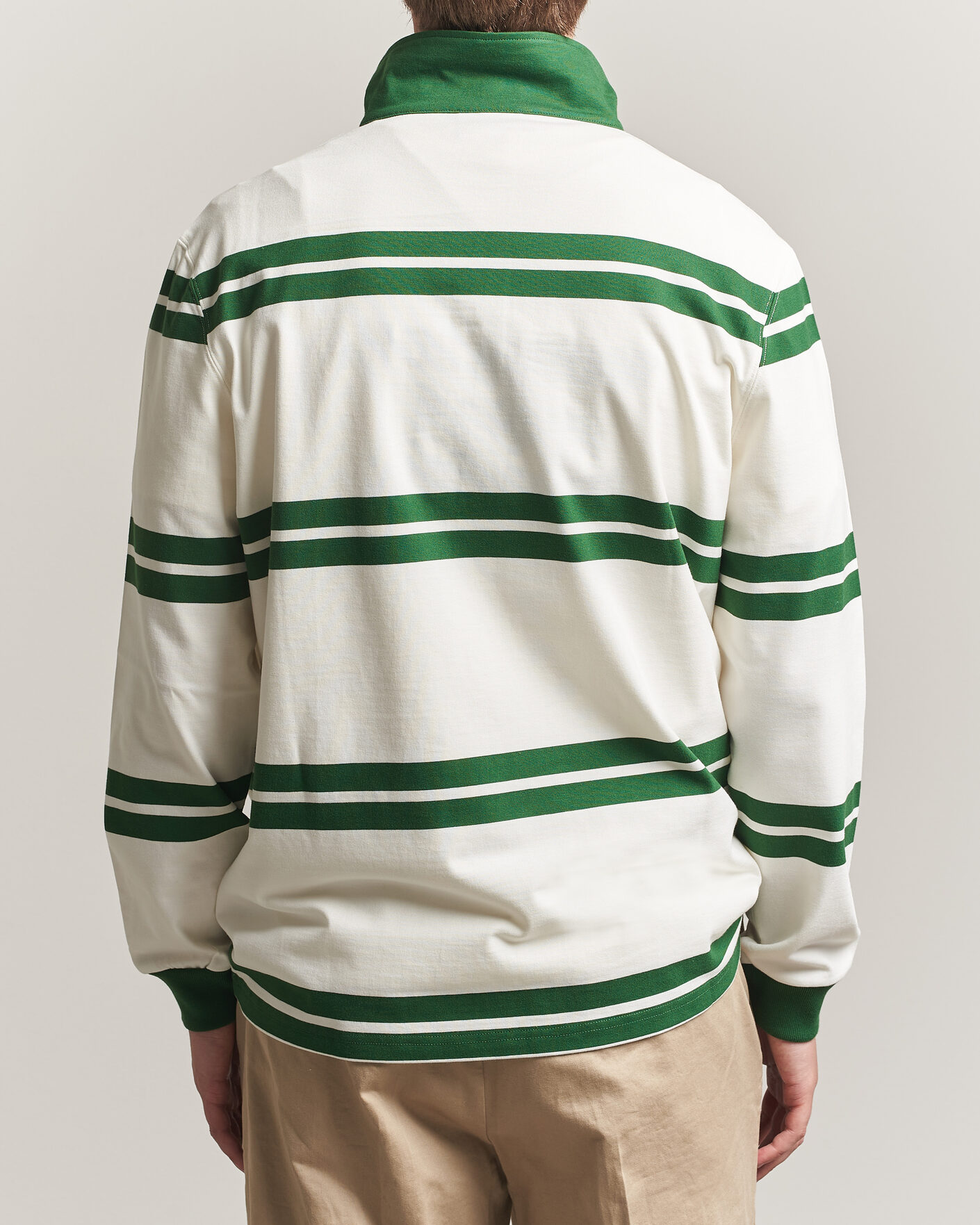 Mies | Puserot | Drôle de Monsieur | Ornament Striped Rugger Water Green