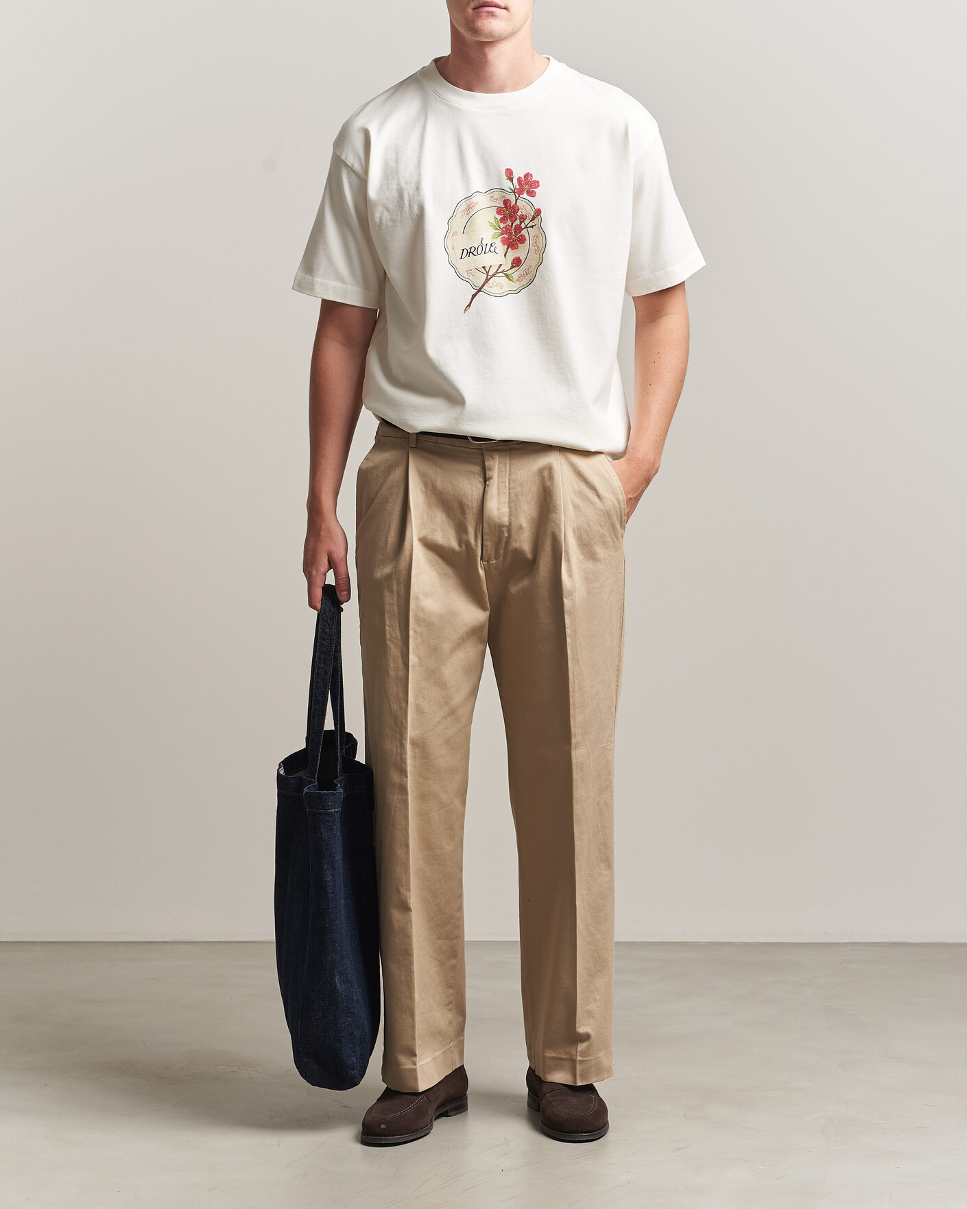 Mies | T-paidat | Drôle de Monsieur | Porcelaine T-shirt Off White