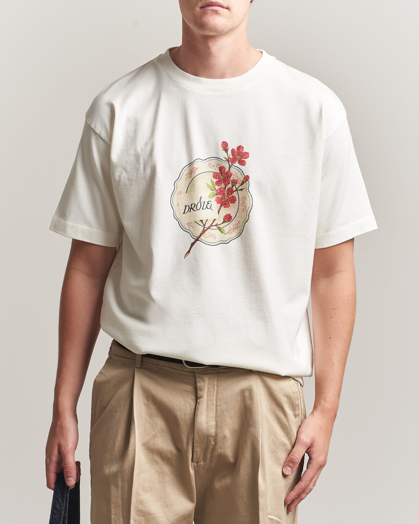 Mies | T-paidat | Drôle de Monsieur | Porcelaine T-shirt Off White