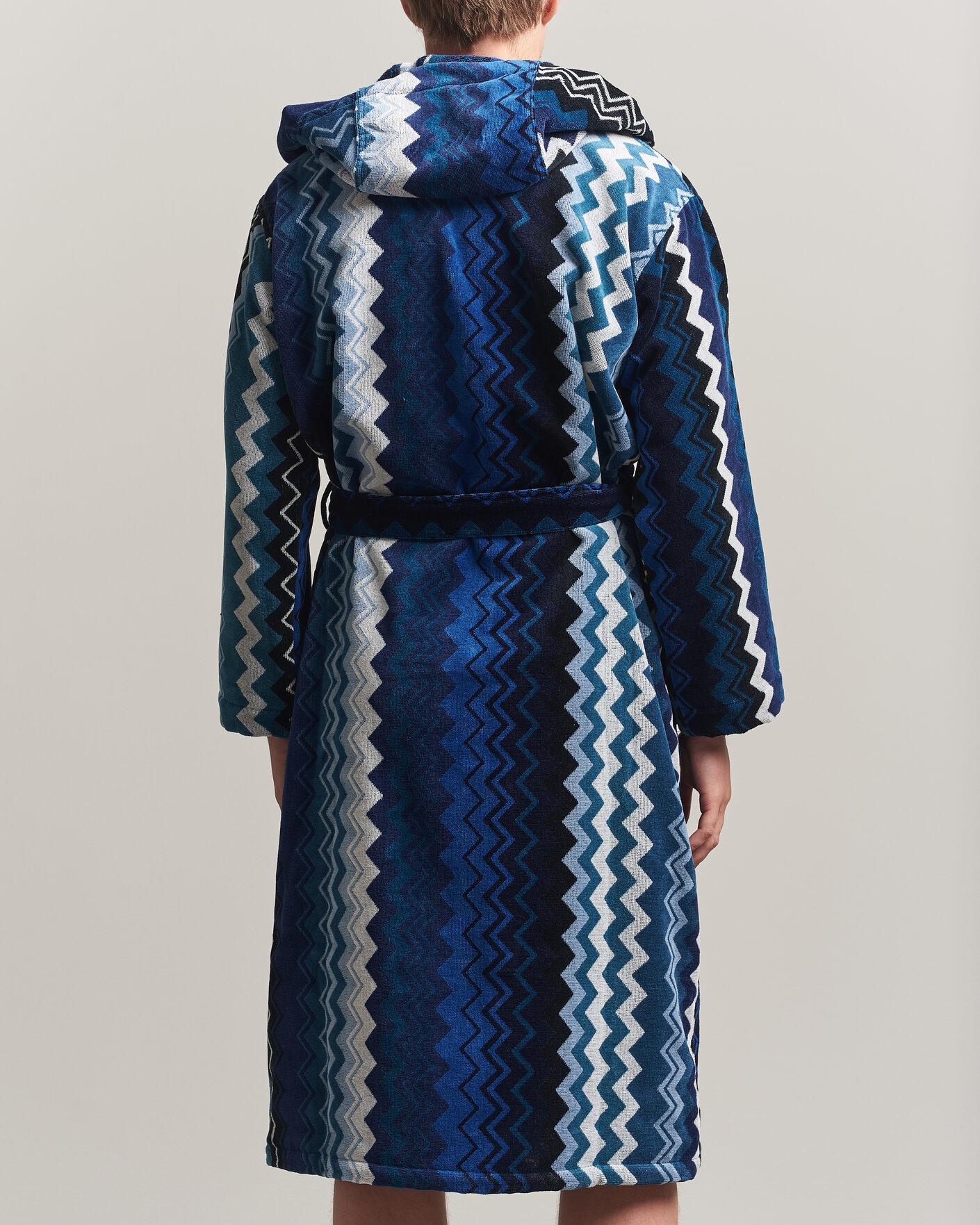 Mies | Yöpuvut ja kylpytakit | Missoni Home | Giacomo Hooded Bathrobe Multi Blue